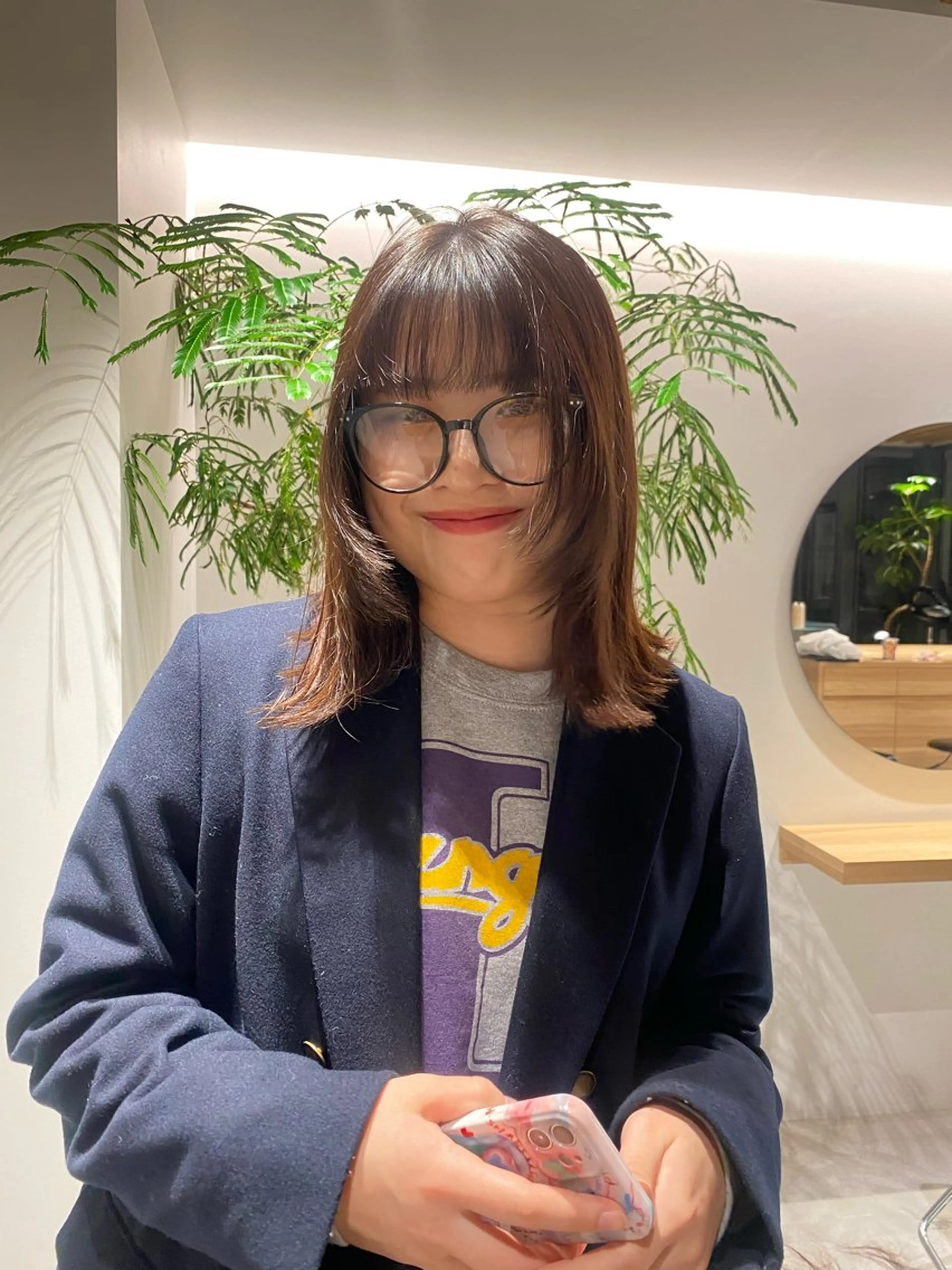 ミディアム カラー ooit所属・田崎 文香のヘアスタイル