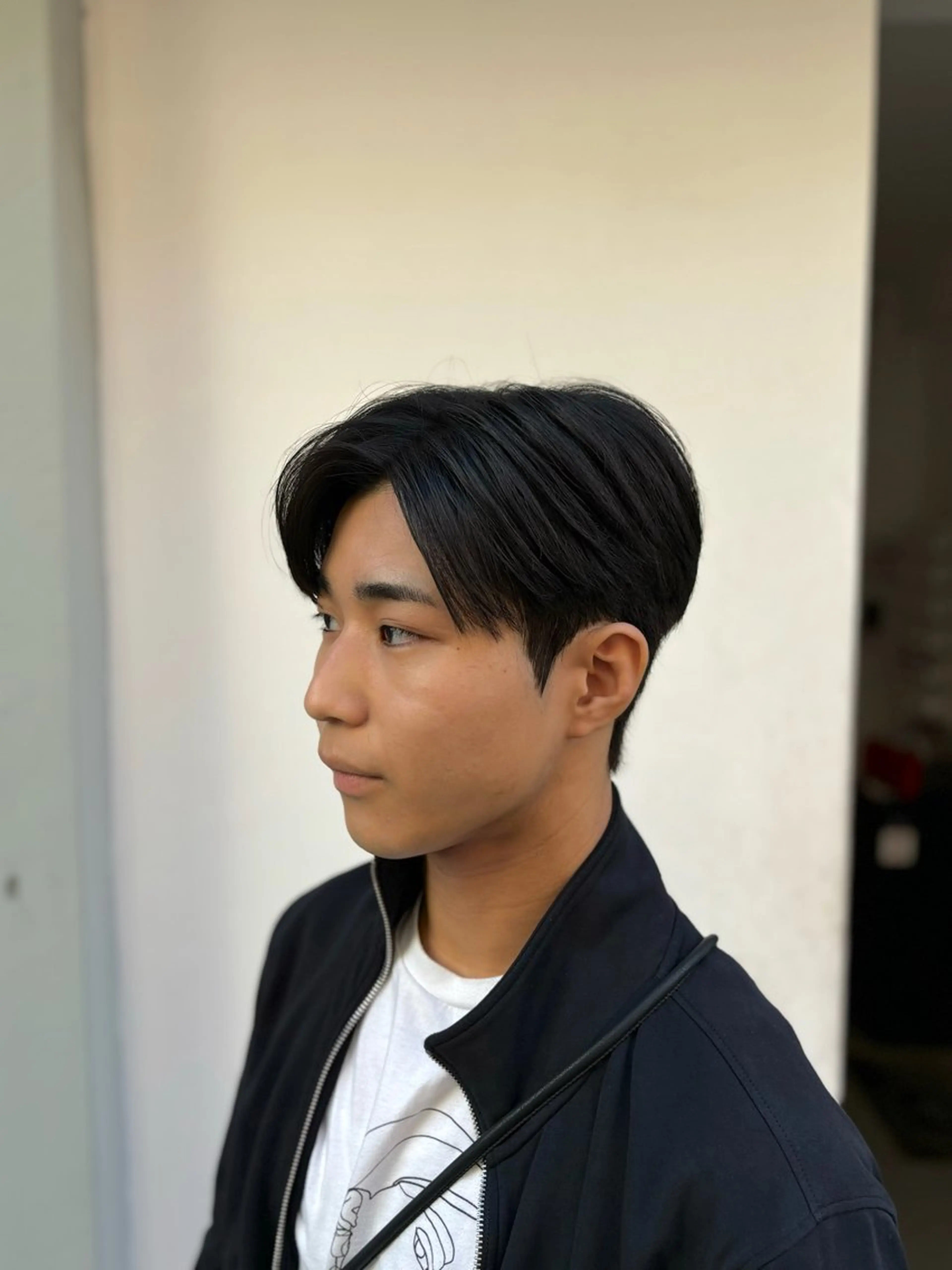 ショート パーマ メンズ 韓国メンズヘア/ ダウンパーマ/歩夢のヘアスタイル