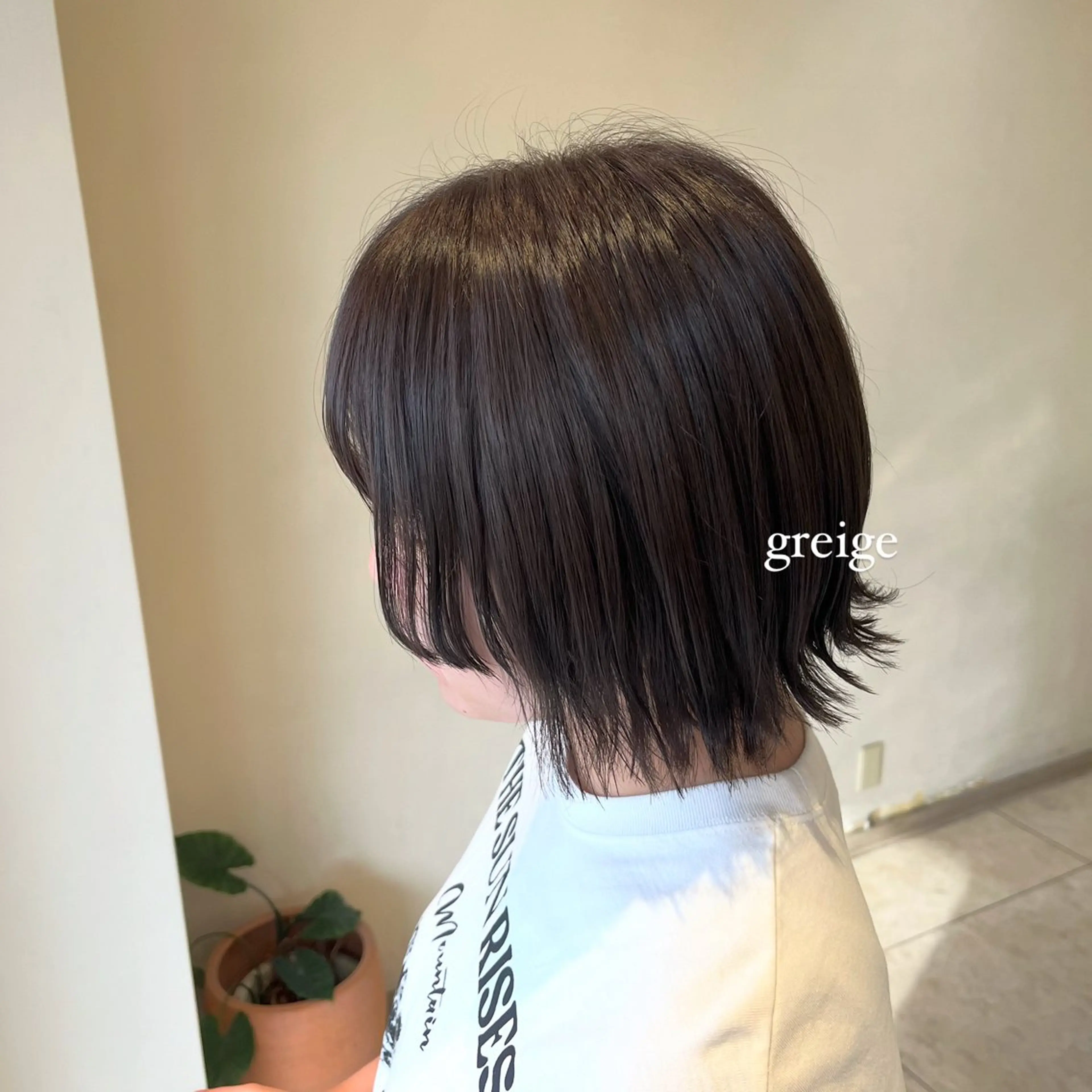 ショート カラー 透明感カラー グレージュ ボブ 姫カット sem所属・似合わせ/ニュアンス 髪質改善🤍ariのヘアスタイル