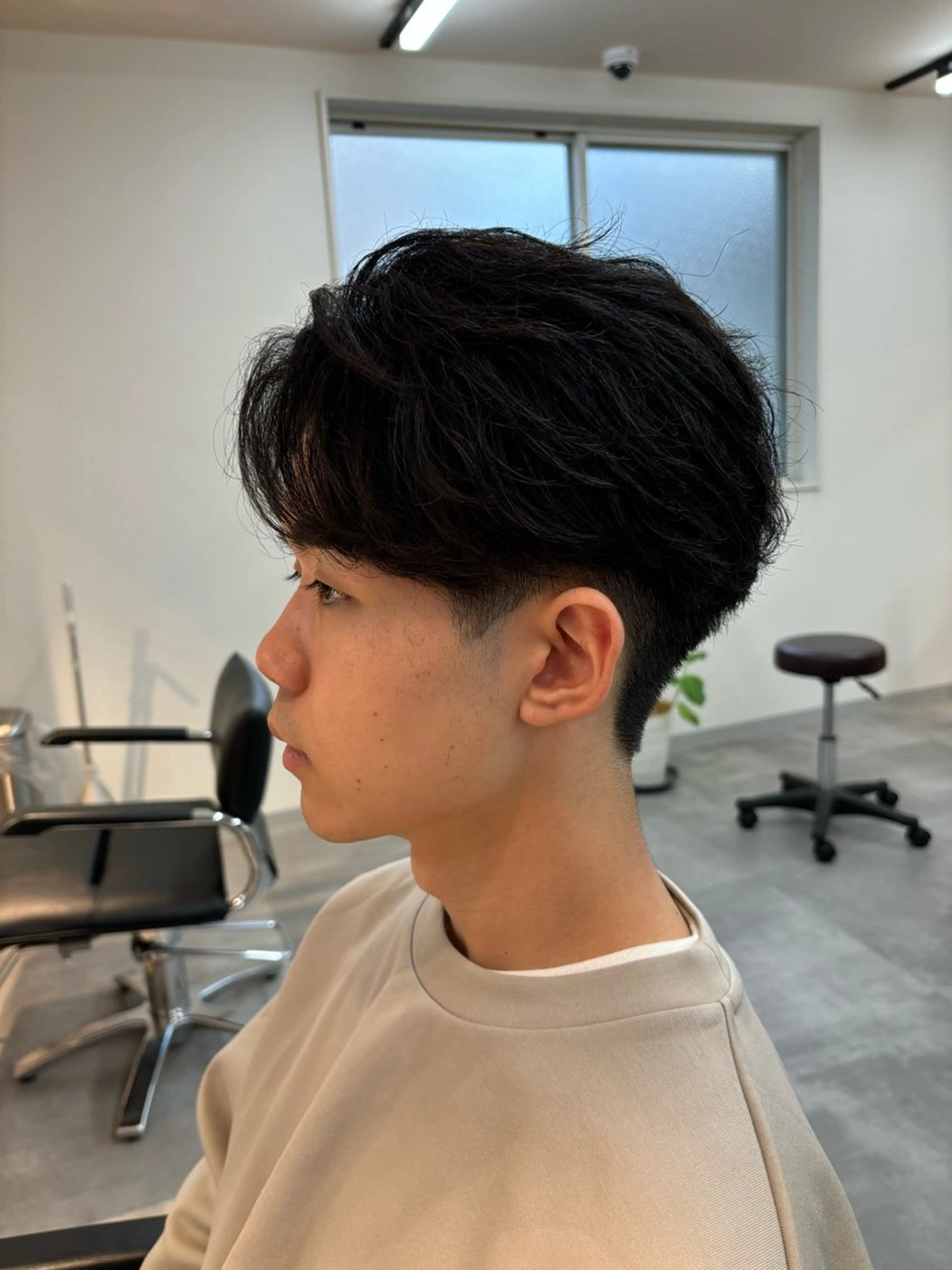 パーマ メンズ フェザーパーマ メンズパーマ カット パーマ フェザーパーマ/短髪 /メンズカット/保立のヘアスタイル