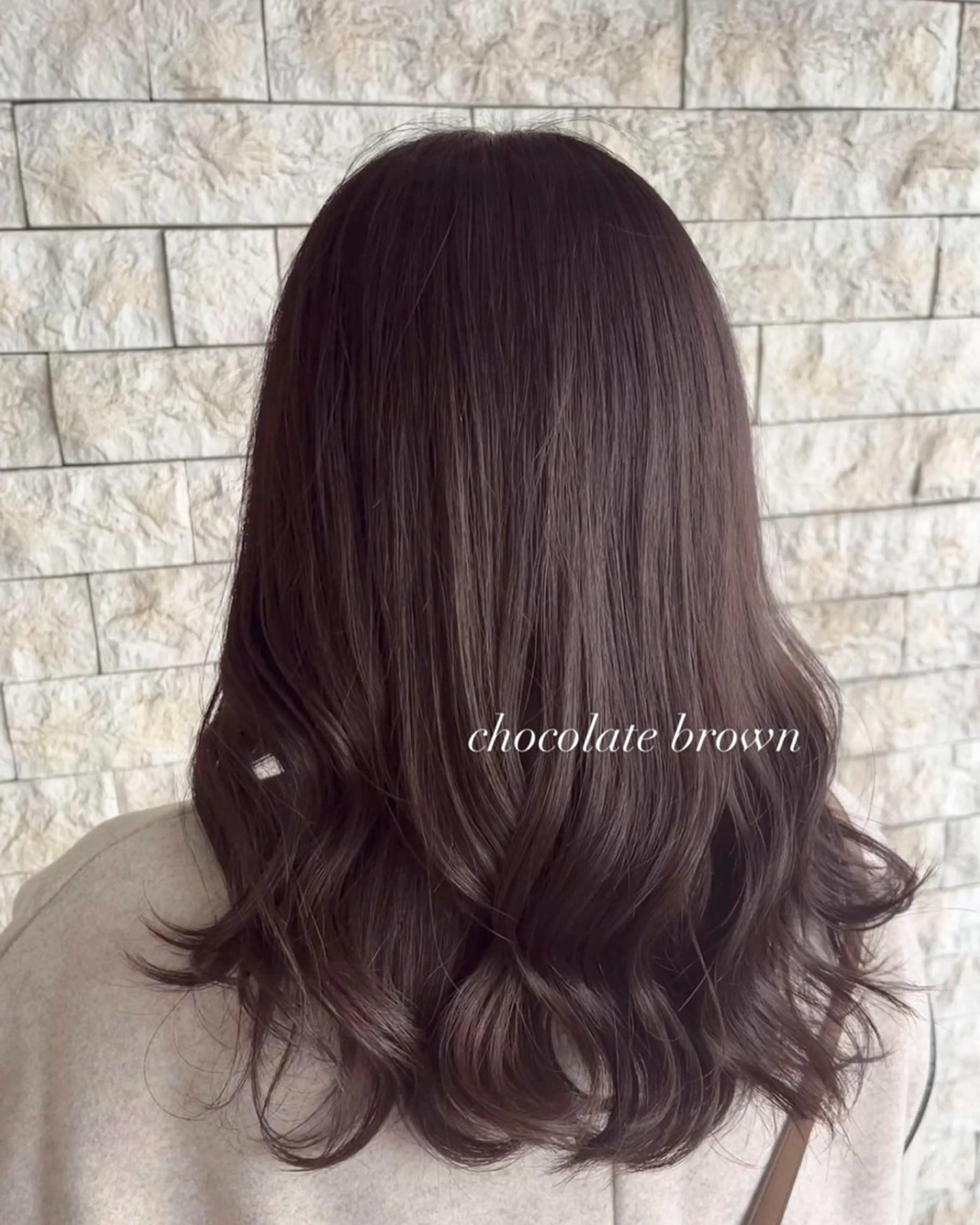 セミロング カラー カット ヘアカラー トリートメント 透明感カラー／ 艶感カラー／RAMUのヘアスタイル