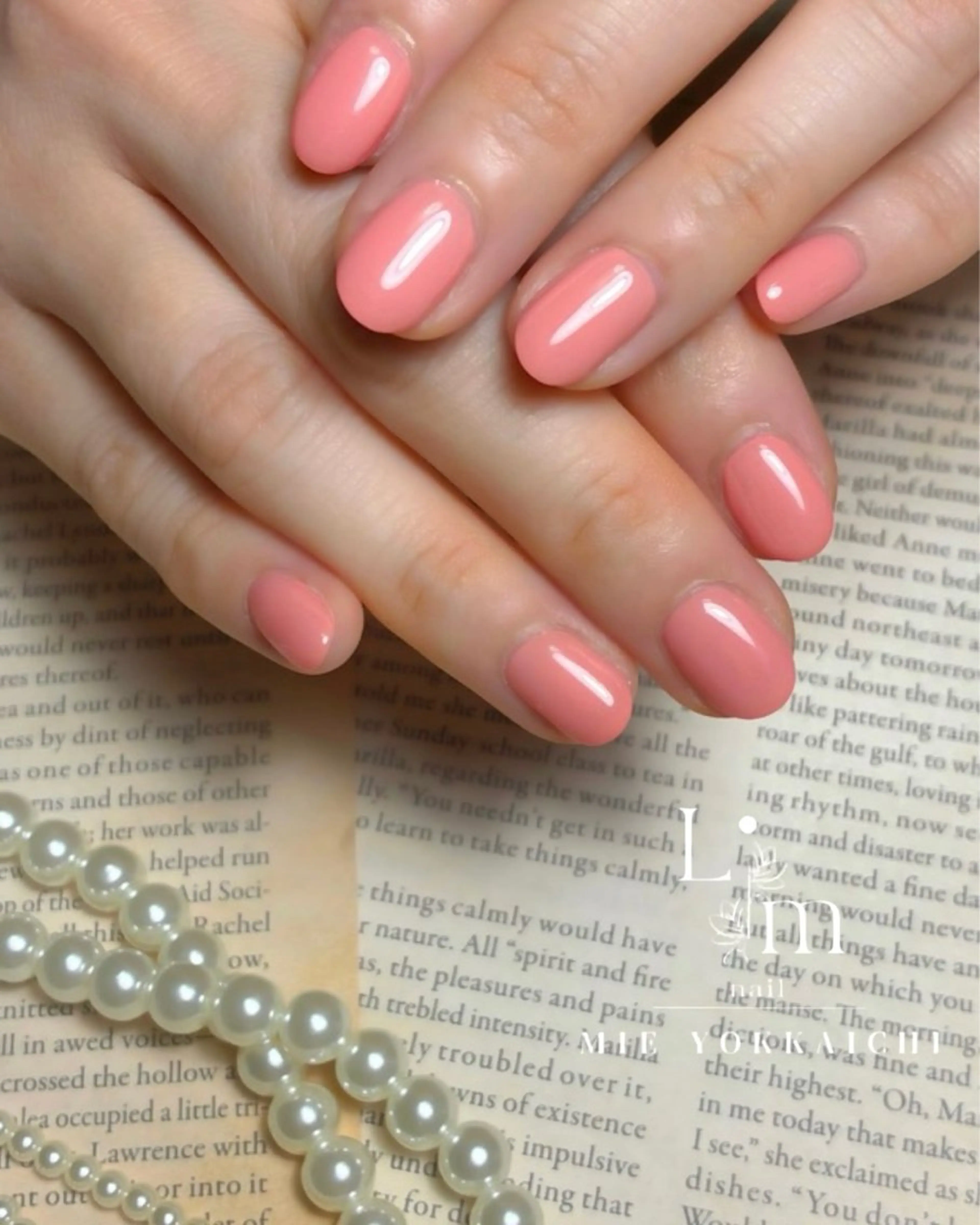 ネイル オフィスネイル ワンカラーネイル シンプルネイル Li.m nail リム ネイルのネイルデザイン