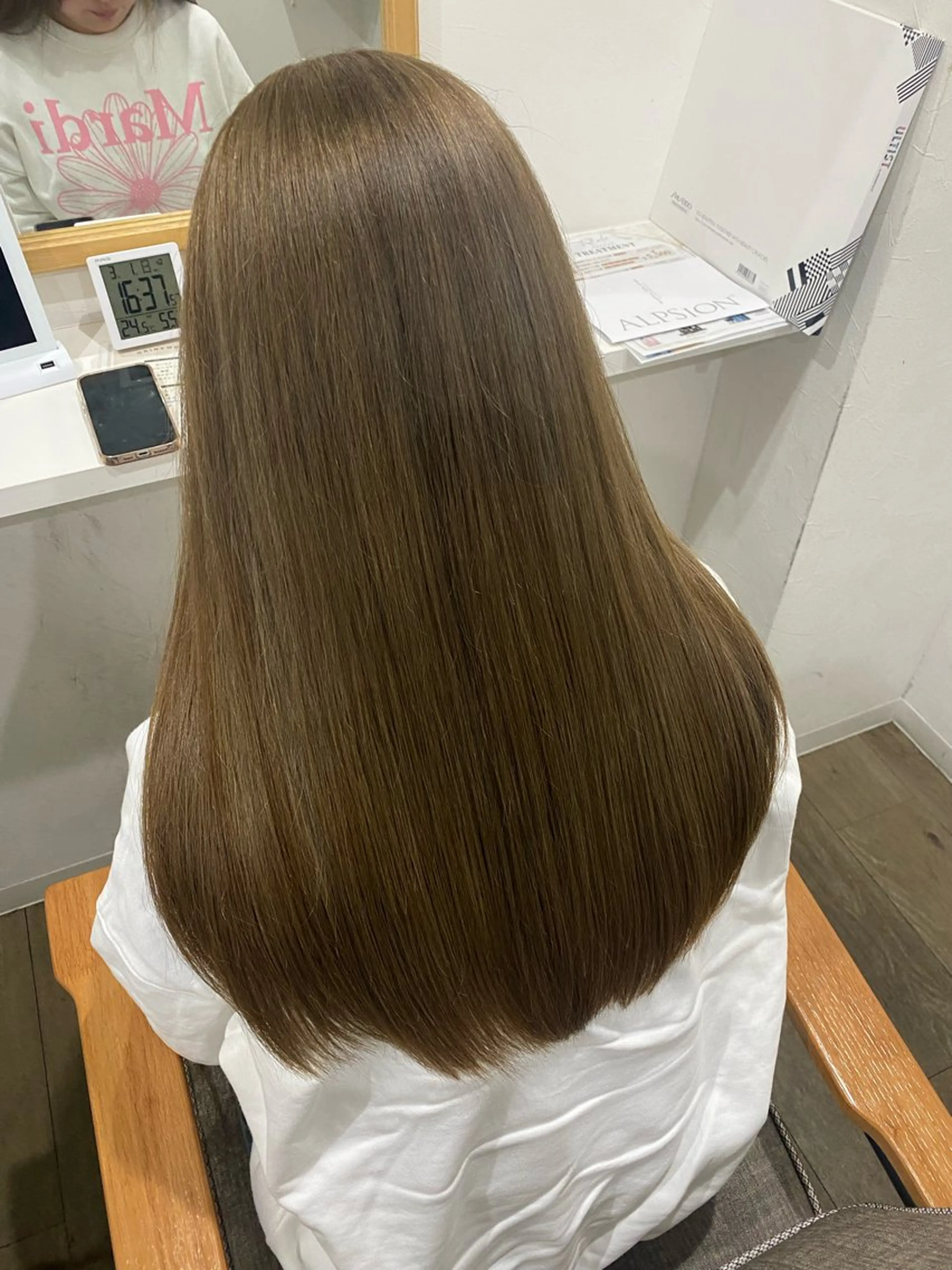 カラー ブリーチ ヘアカラー トリートメント Jewel Box東梅田所属・髪質改善サロン 梅田/ヨナミネのヘアスタイル