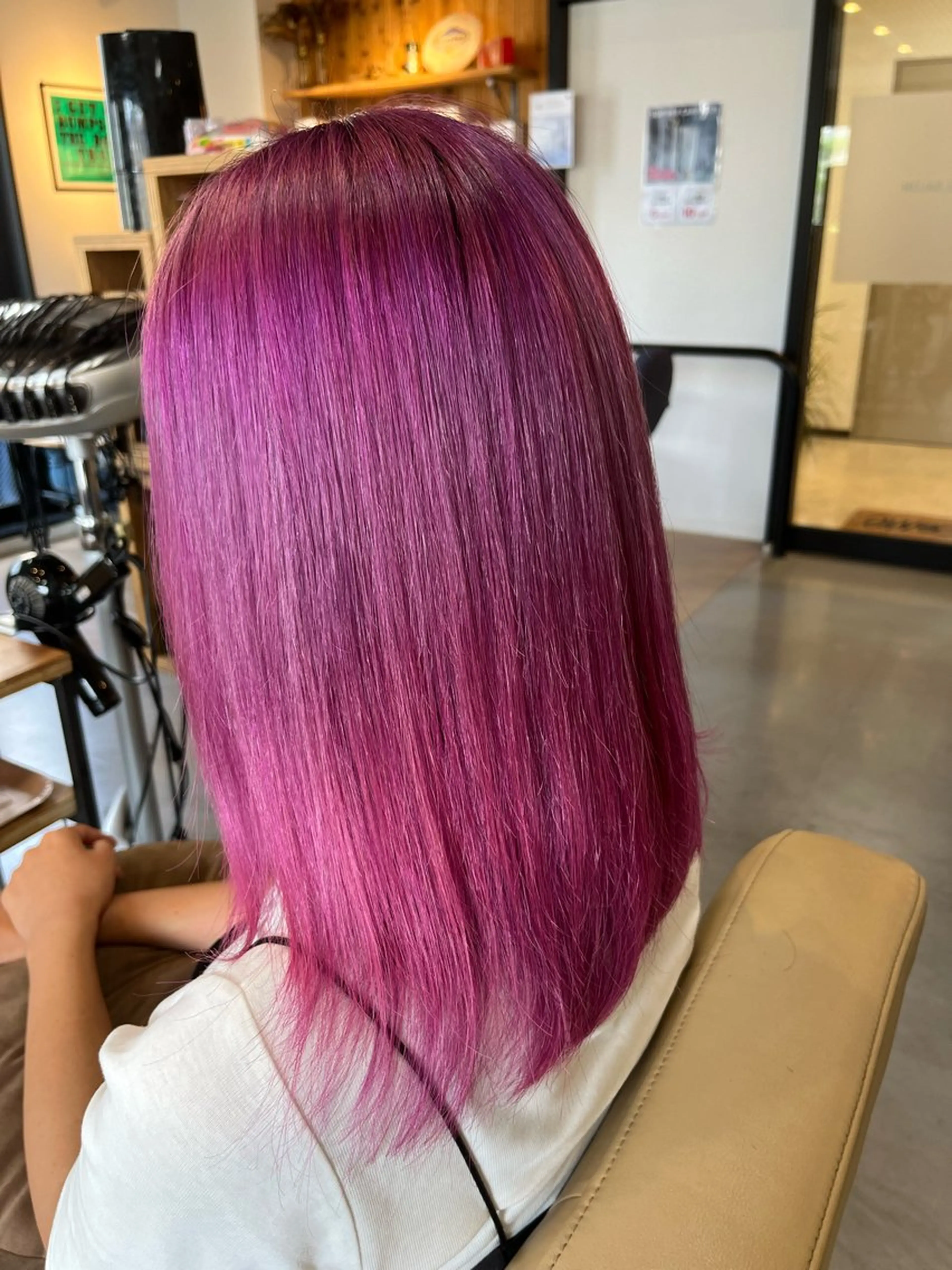 ミディアム カット ヘアカラー JUNO所属・阪神西宮★JUNO 川﨑温子のヘアスタイル