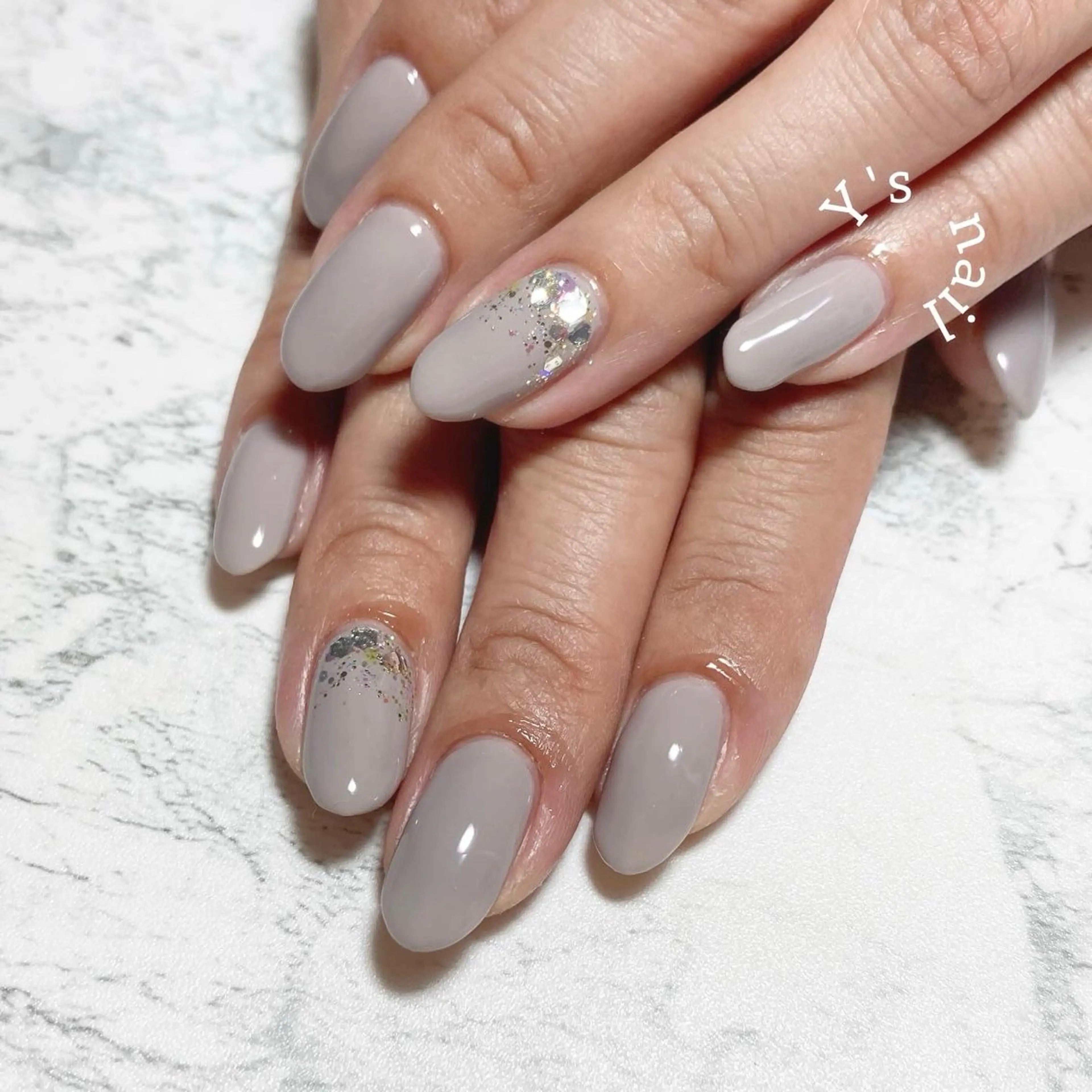 ネイル ワンカラーネイル ハンドネイル 手書きが得意🖌️ Y’s  nailのネイルデザイン