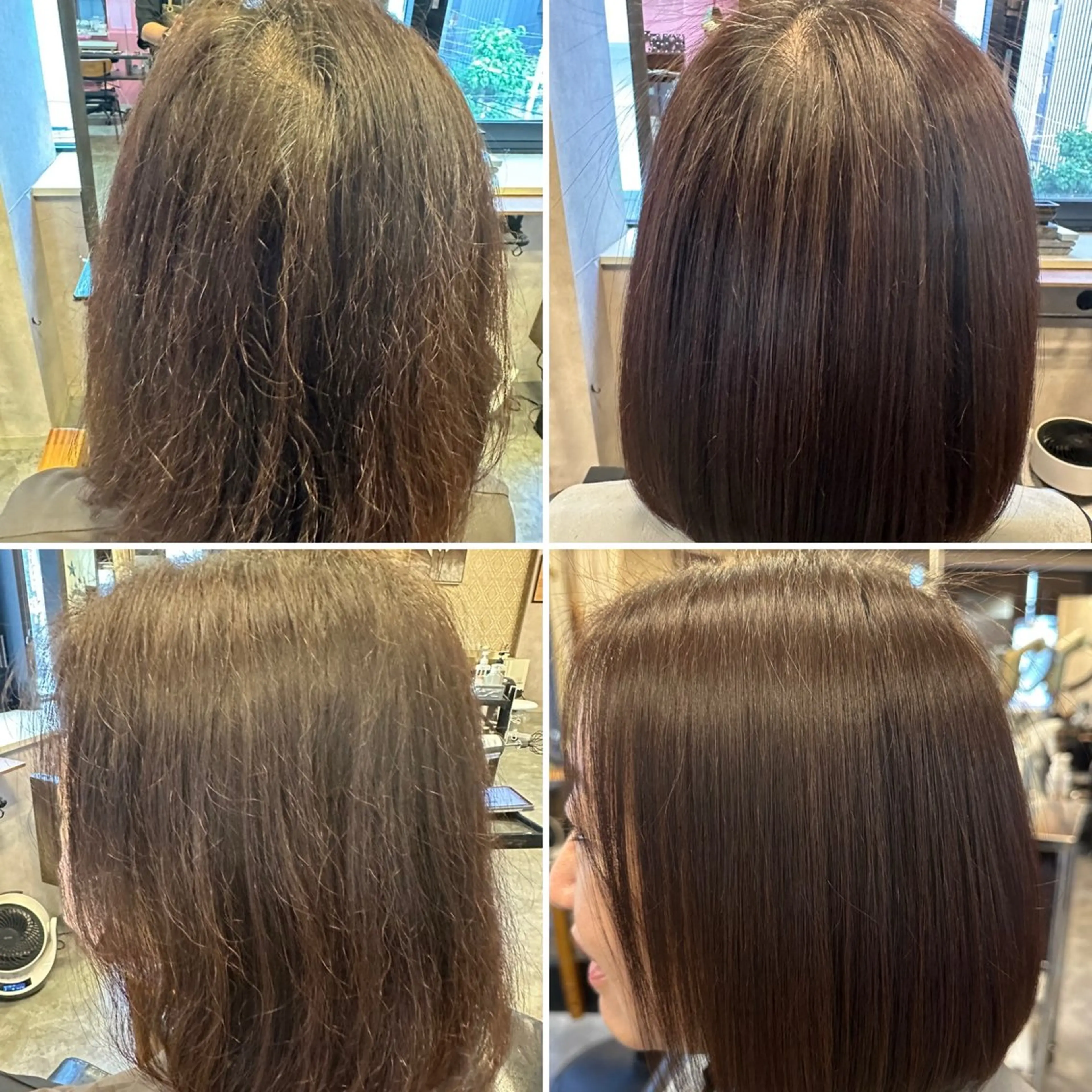 ショート カット 縮毛矯正 髪質改善デザインカラ ー/ヒロイケカズマサのヘアスタイル