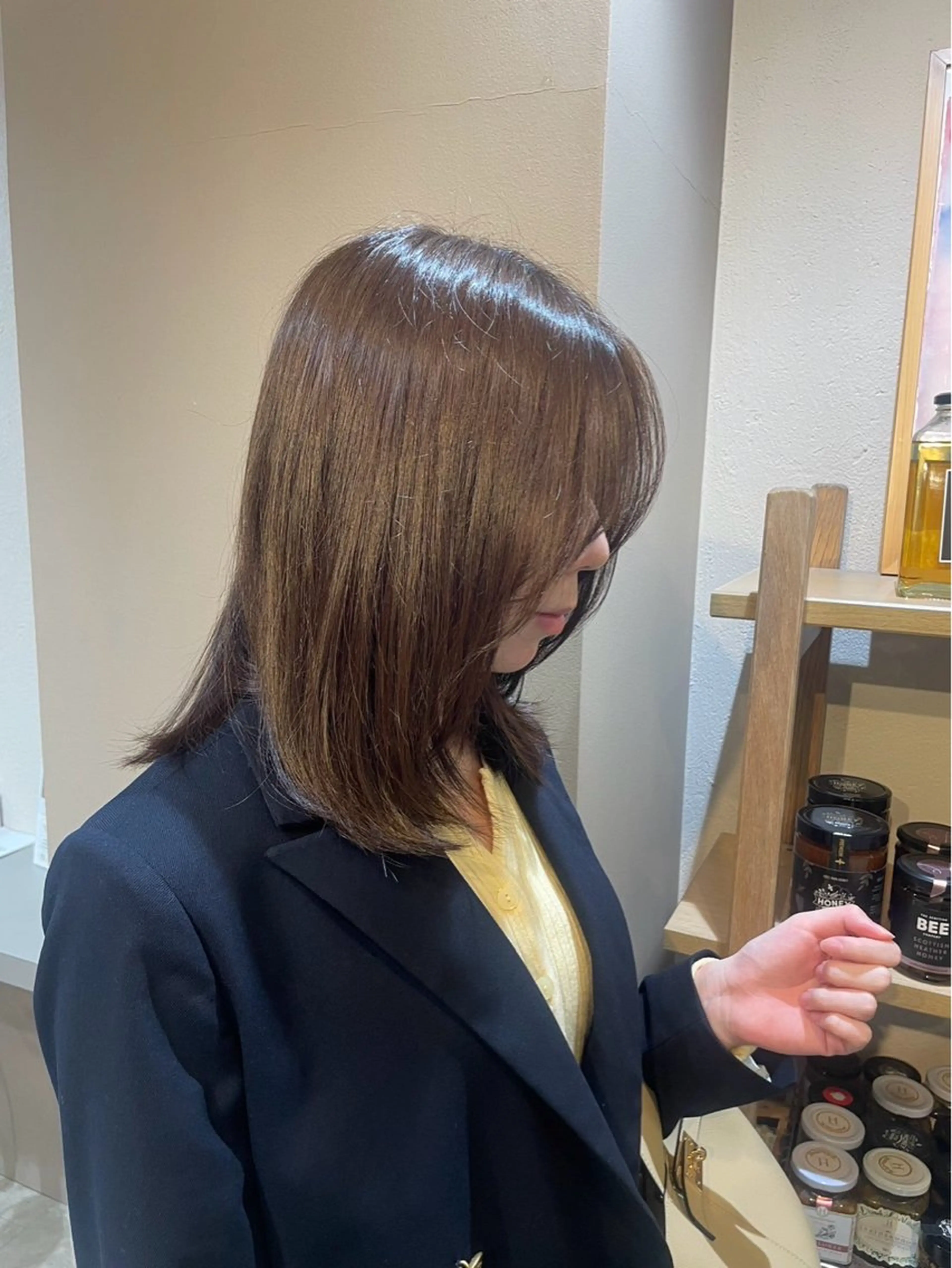 ミディアム カラー H 【エイチ】所属・髪質改善カラー/ モトタニのヘアスタイル