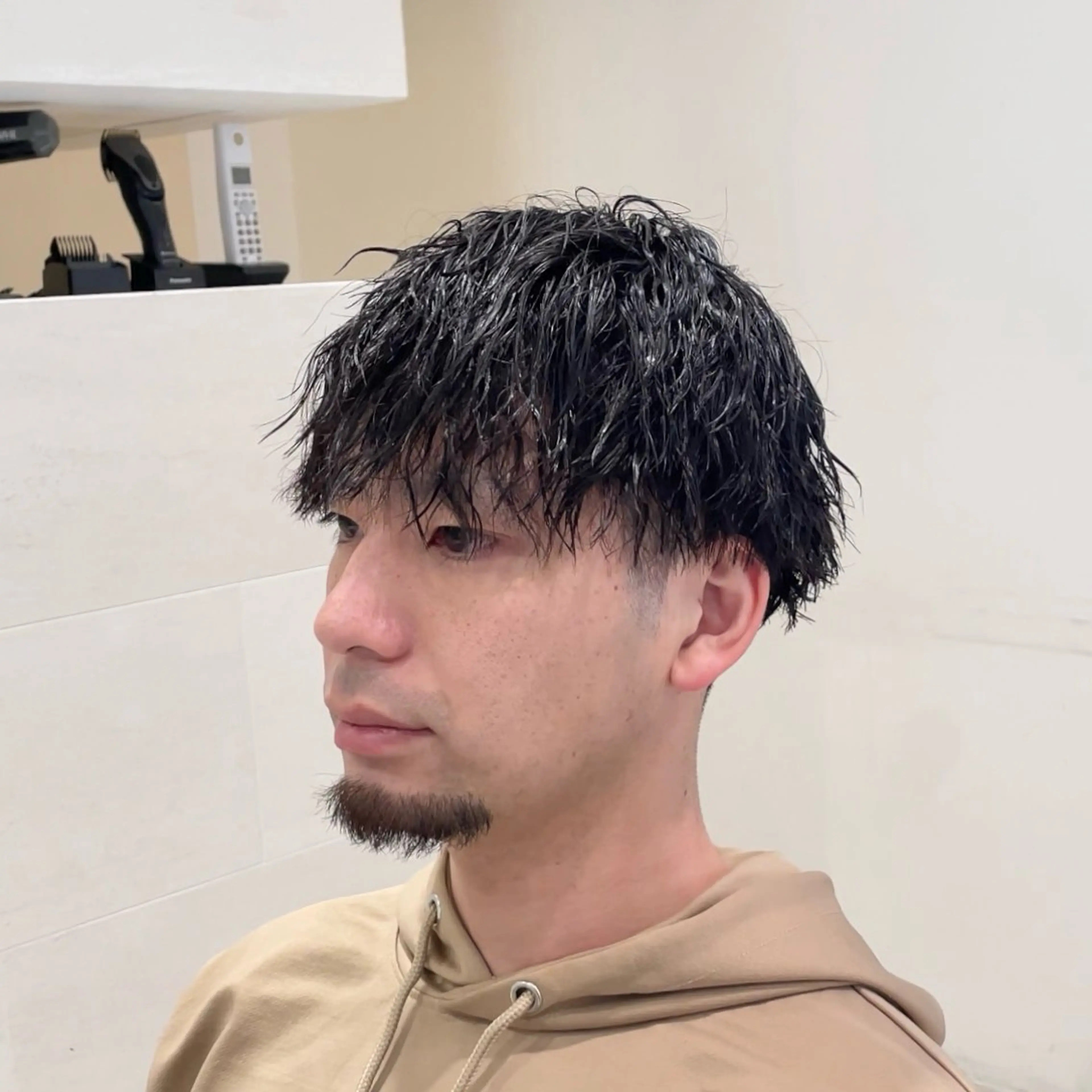 ショート パーマ メンズ カット パーマ GRAZIE due所属・メンズ特化美容師 / 篠谷祐輝のヘアスタイル