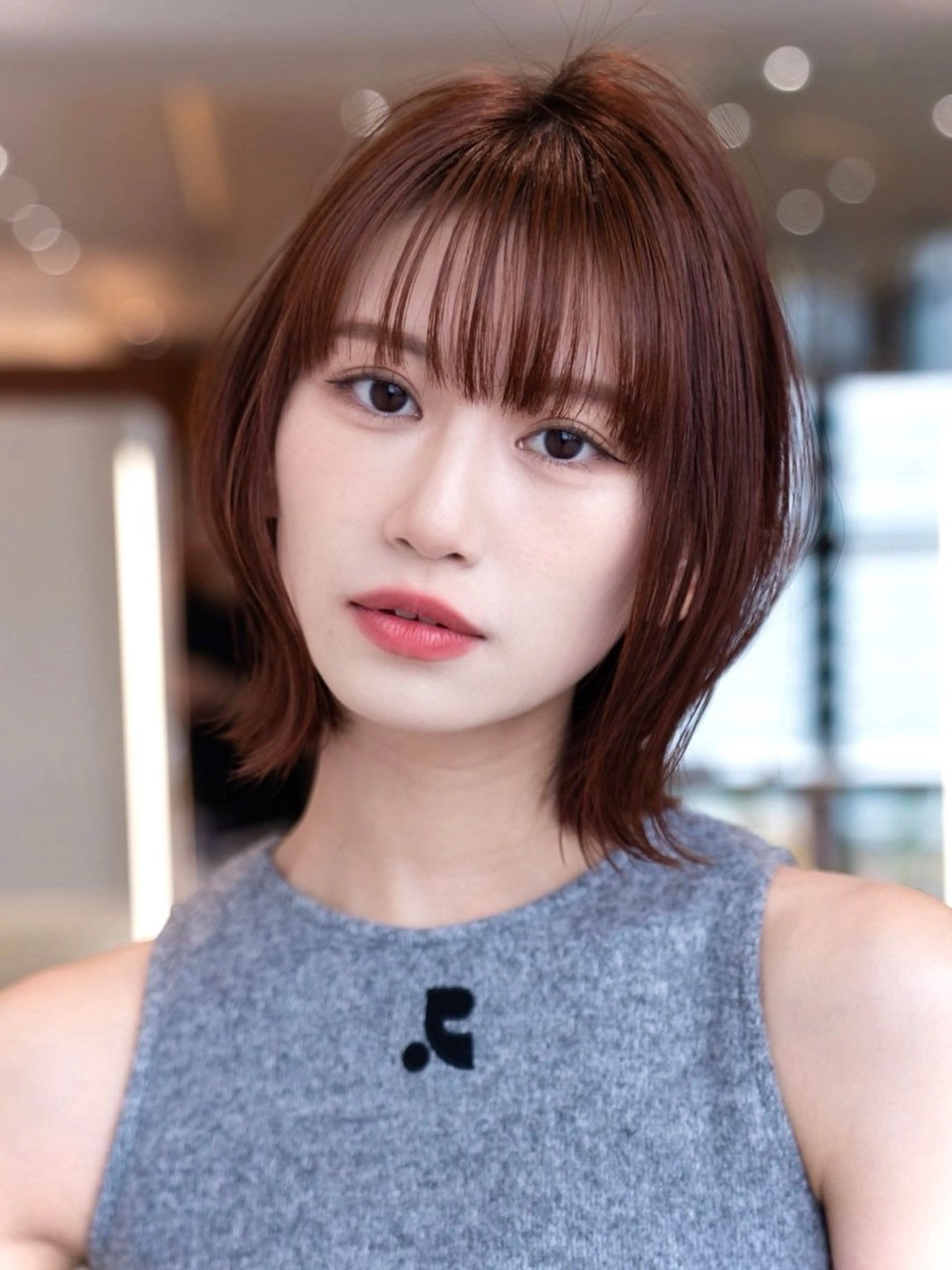 ショート カラー カット ヘアカラー トリートメント 渋谷ボブ/レイヤー ボブ田中航平のヘアスタイル