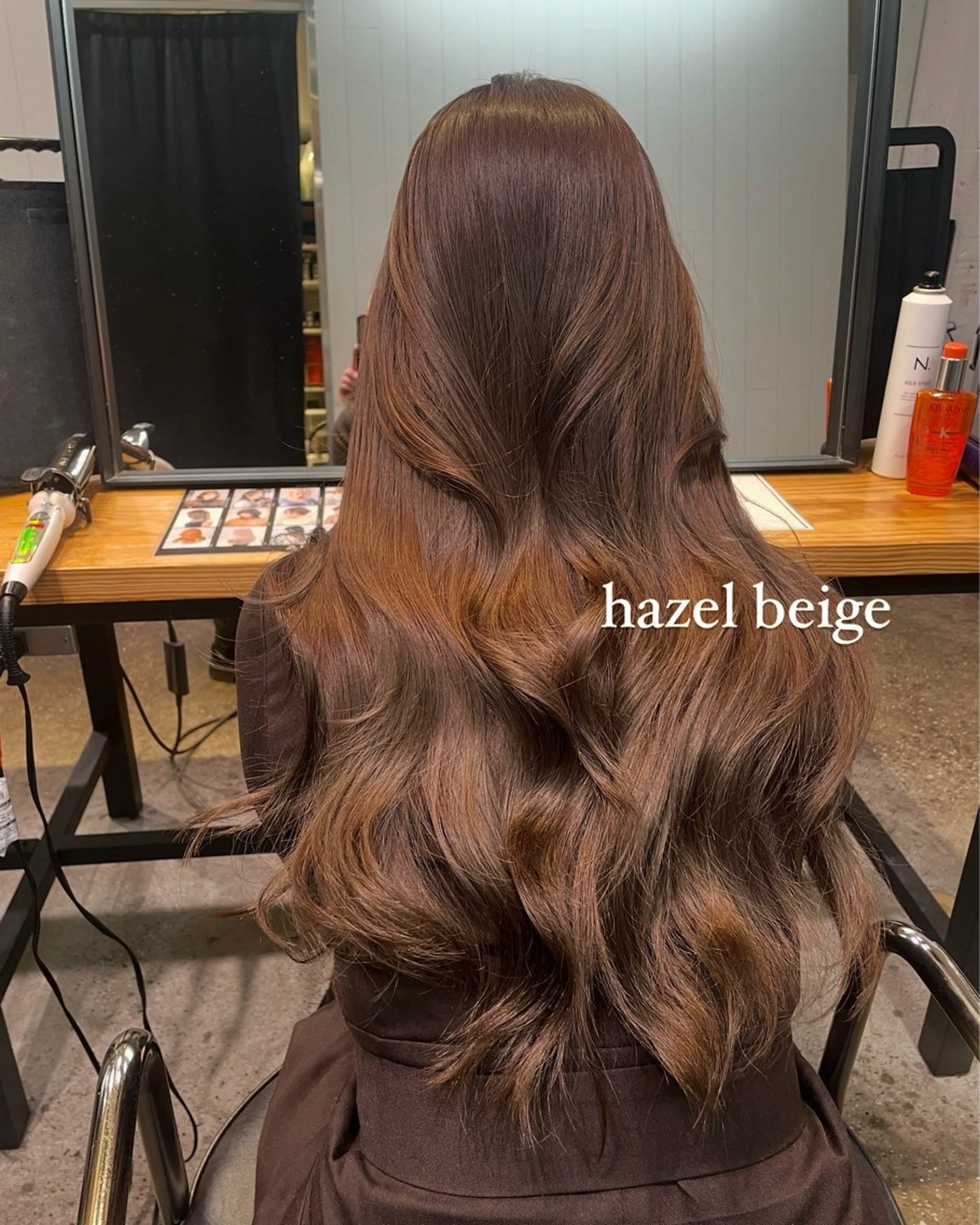 ロング カット ヘアカラー トリートメント 韓国ヘア🇰🇷 YURIYAのヘアスタイル