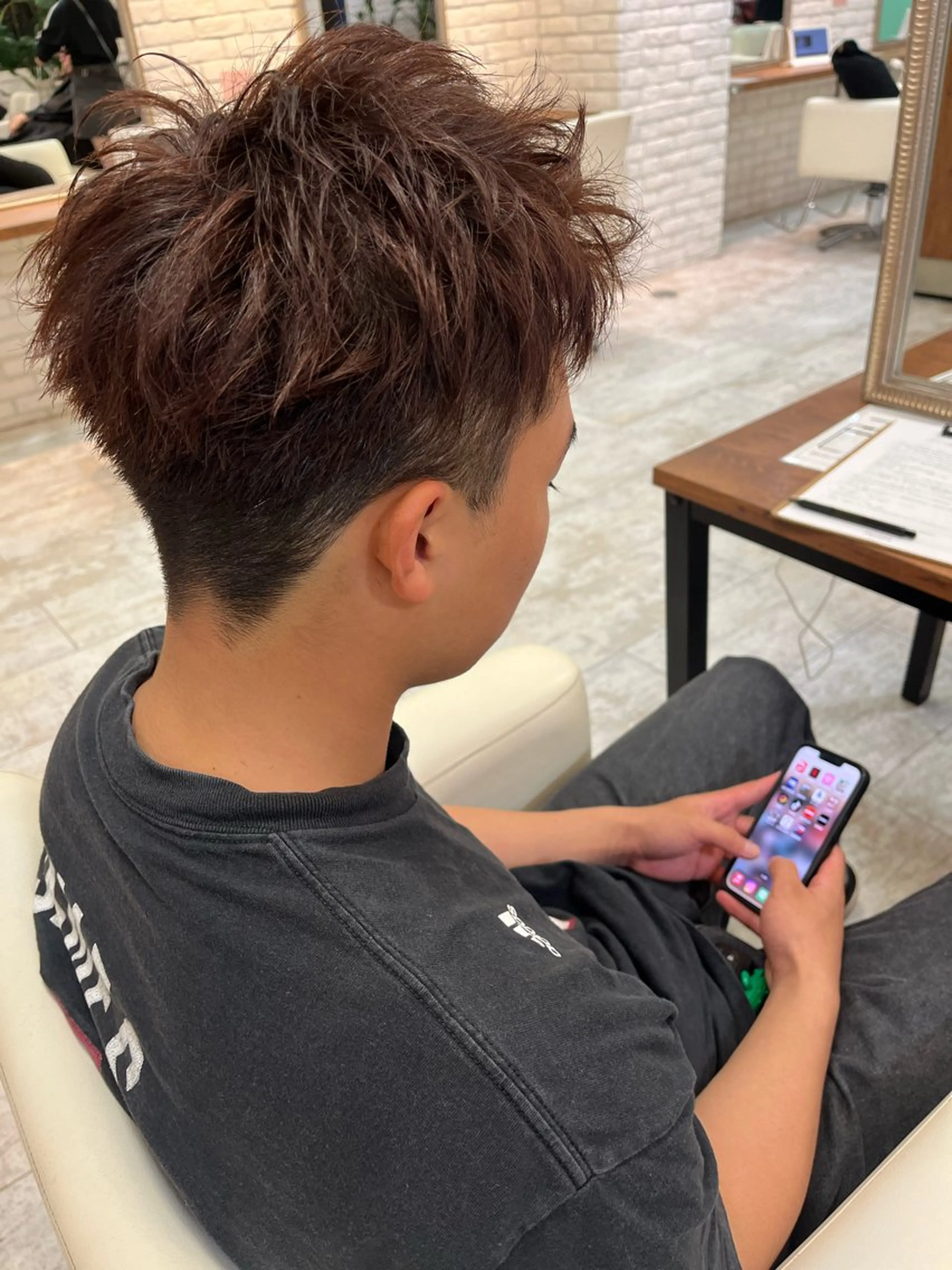 【 U24 】メンズ限定👦🏻  新規 50%OFF  メンズカット: スパイキーショート❄️の写真