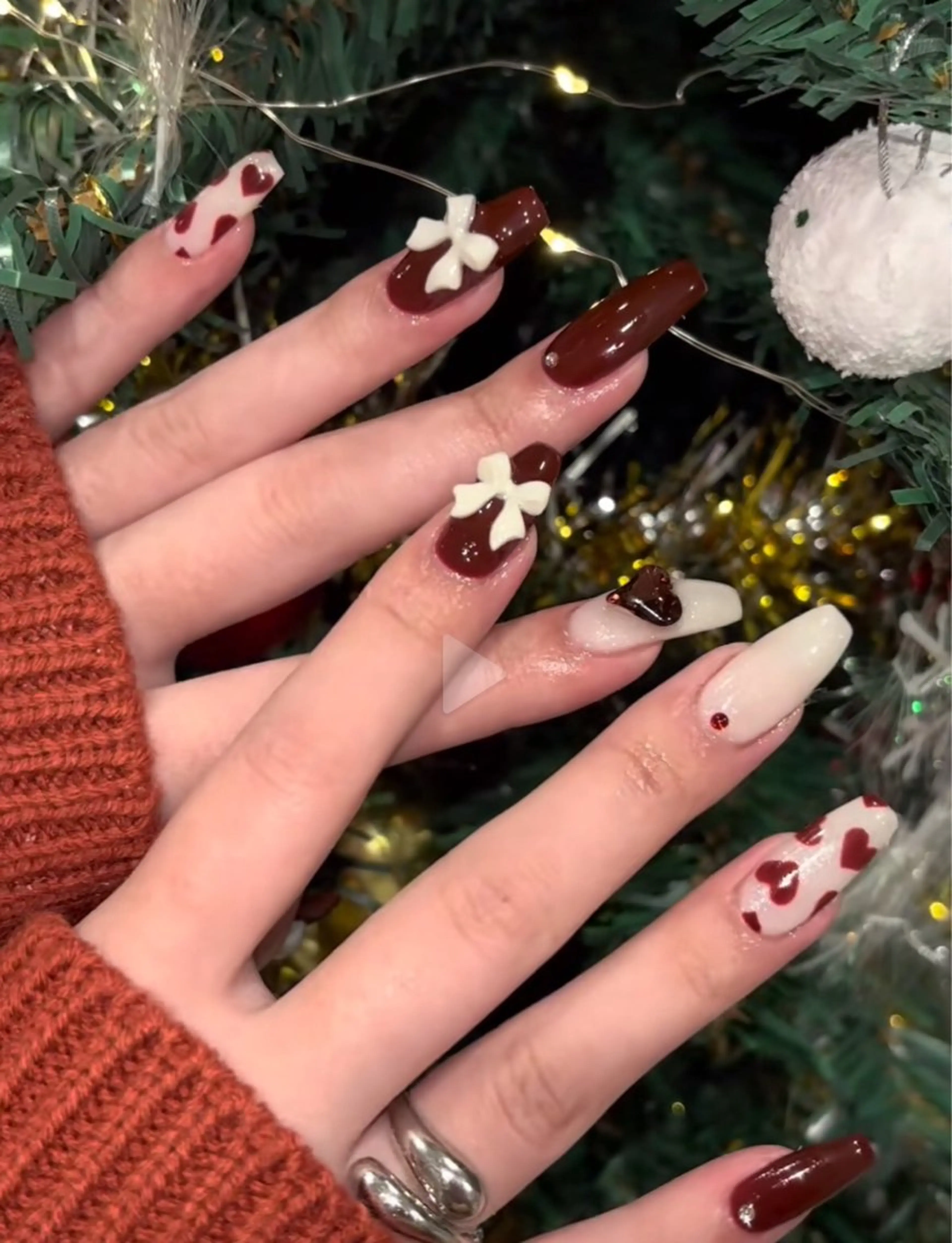 ネイル アートネイル ジェルネイル グラデーション マグネットネイル ニュアンスネイル ハンドネイル Ryu Nail Studio所属・Ryu Nail 新大久保のネイルデザイン