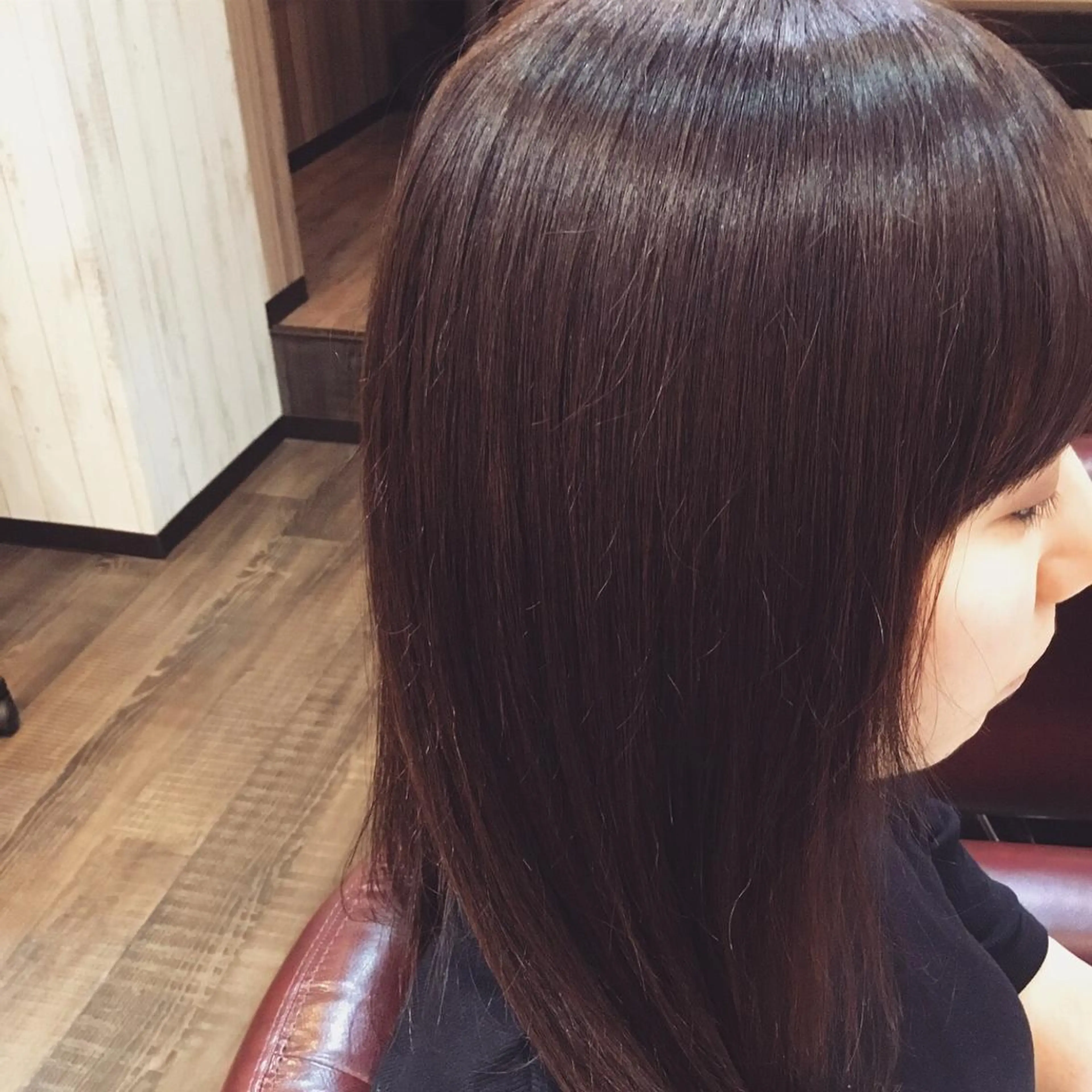 ミディアム カラー パーマ 金崎 新吾のヘアスタイル