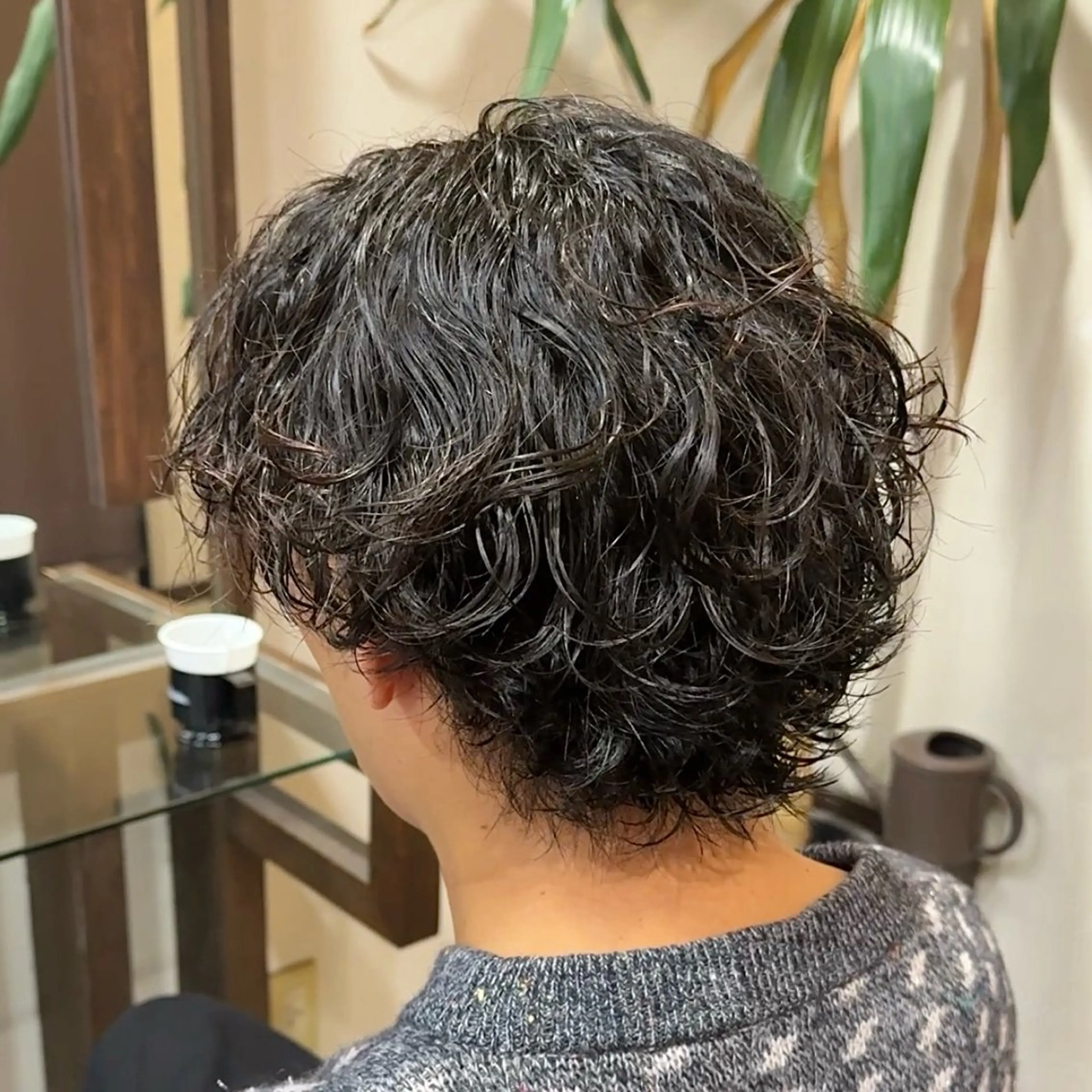 パーマ メンズ カット パーマ スペインカール/ サーフカール/RYUのヘアスタイル