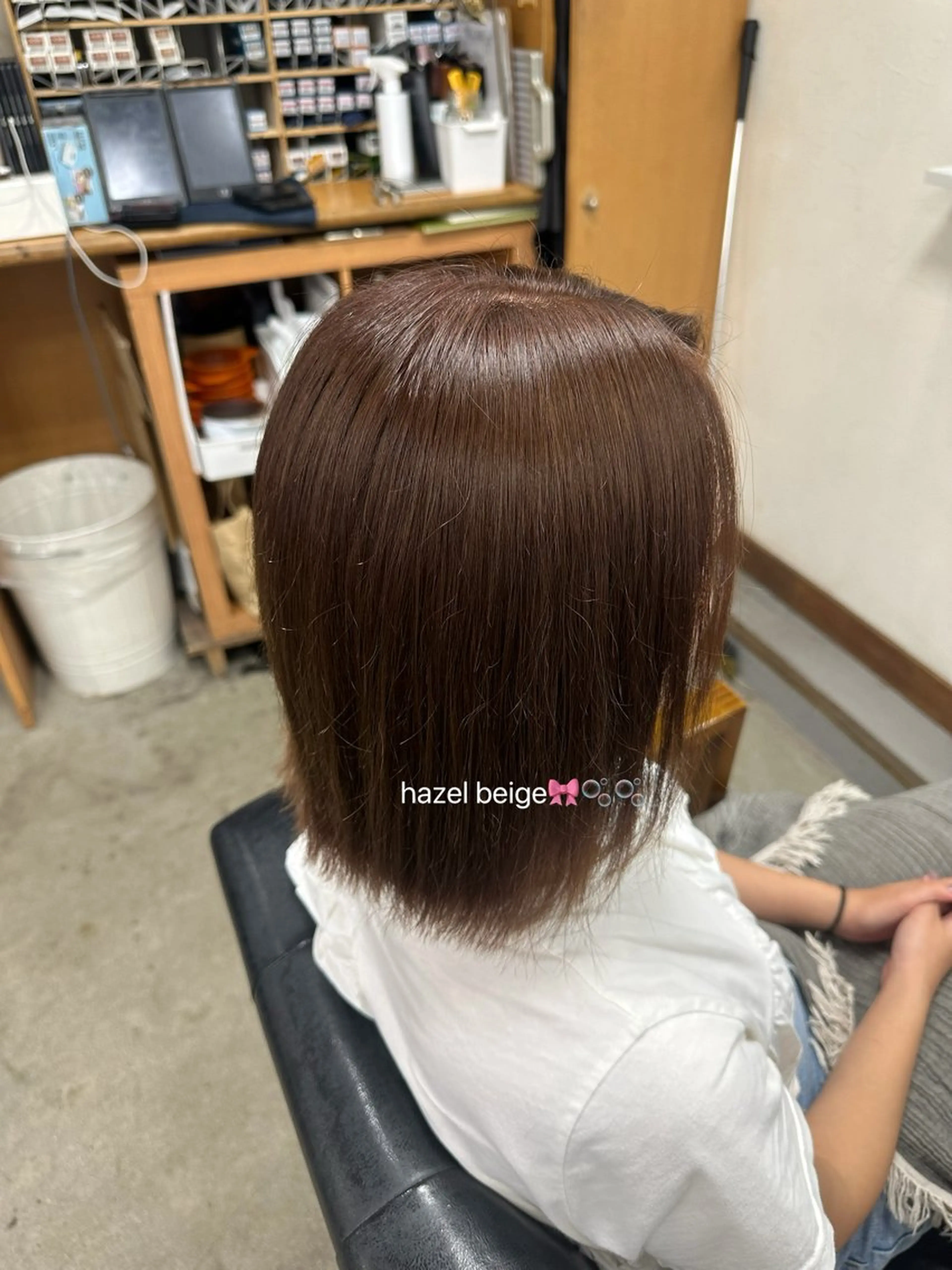 ショート カラー ベージュカラー ヘーゼル Nao🌷🌷 モデル様募集中のヘアスタイル