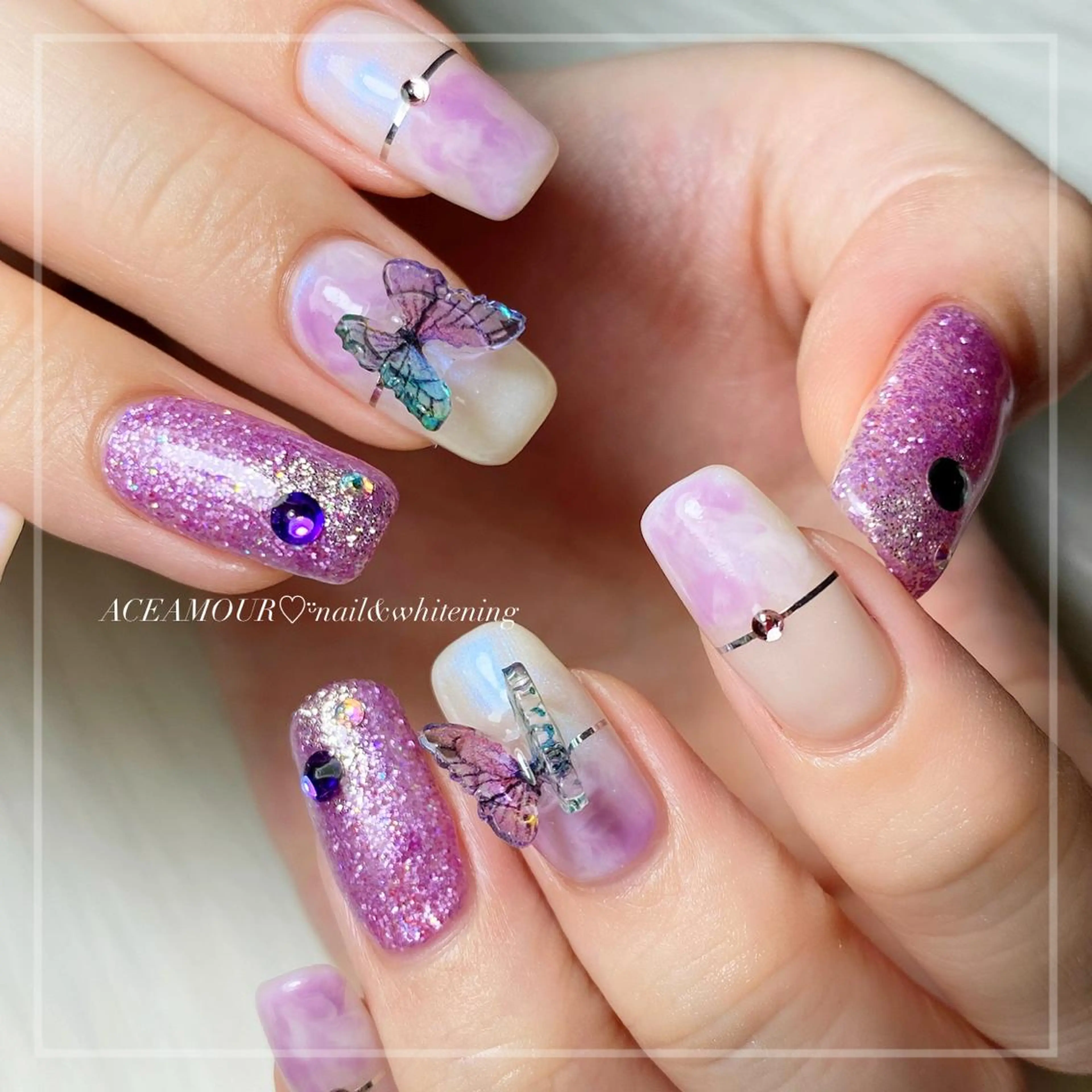 ネイル ネイル/耳つぼ /新ホワイトニングのネイルデザイン