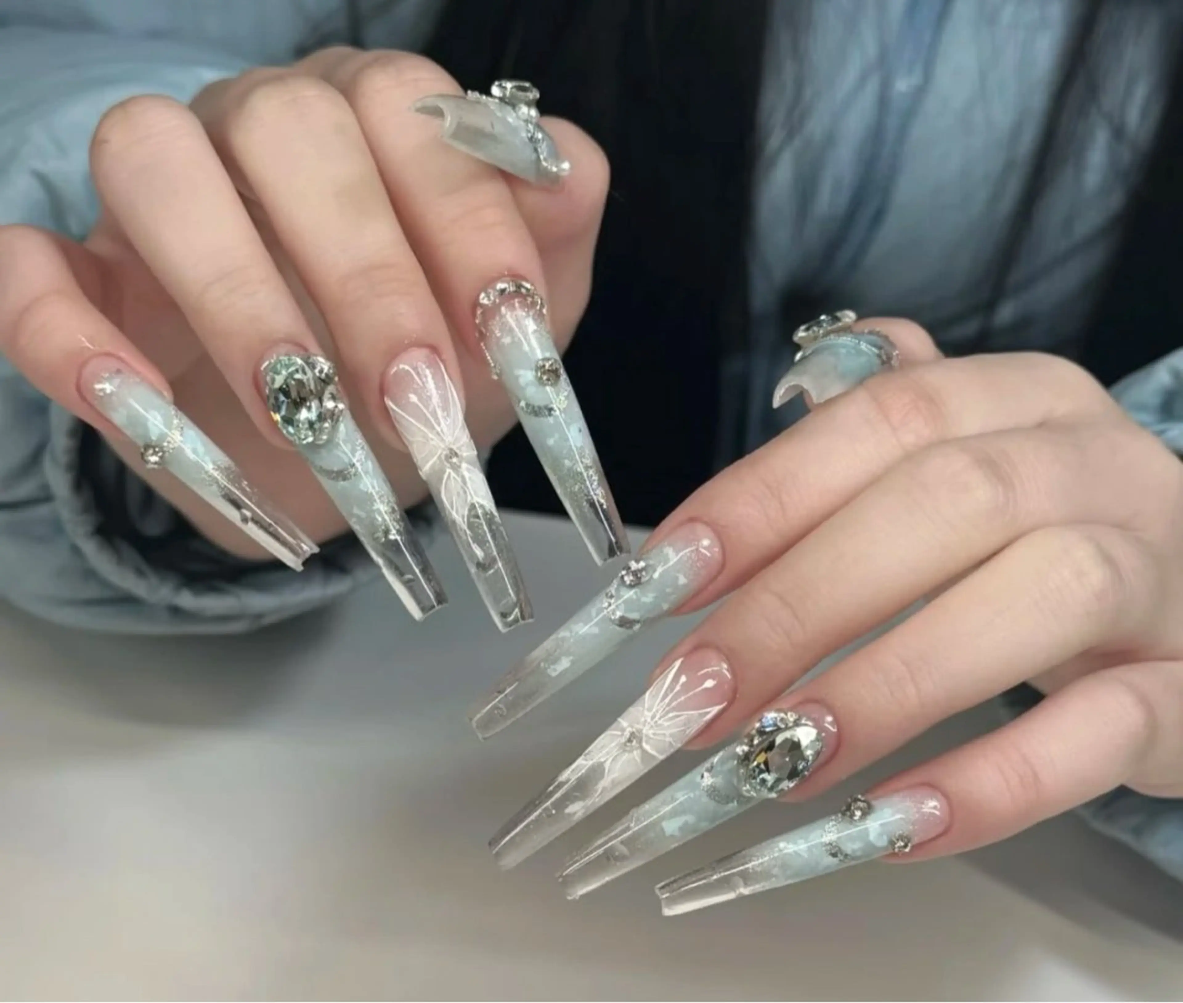 ネイル ハンドネイル 長さだし専門店 M2 rikaのネイルデザイン