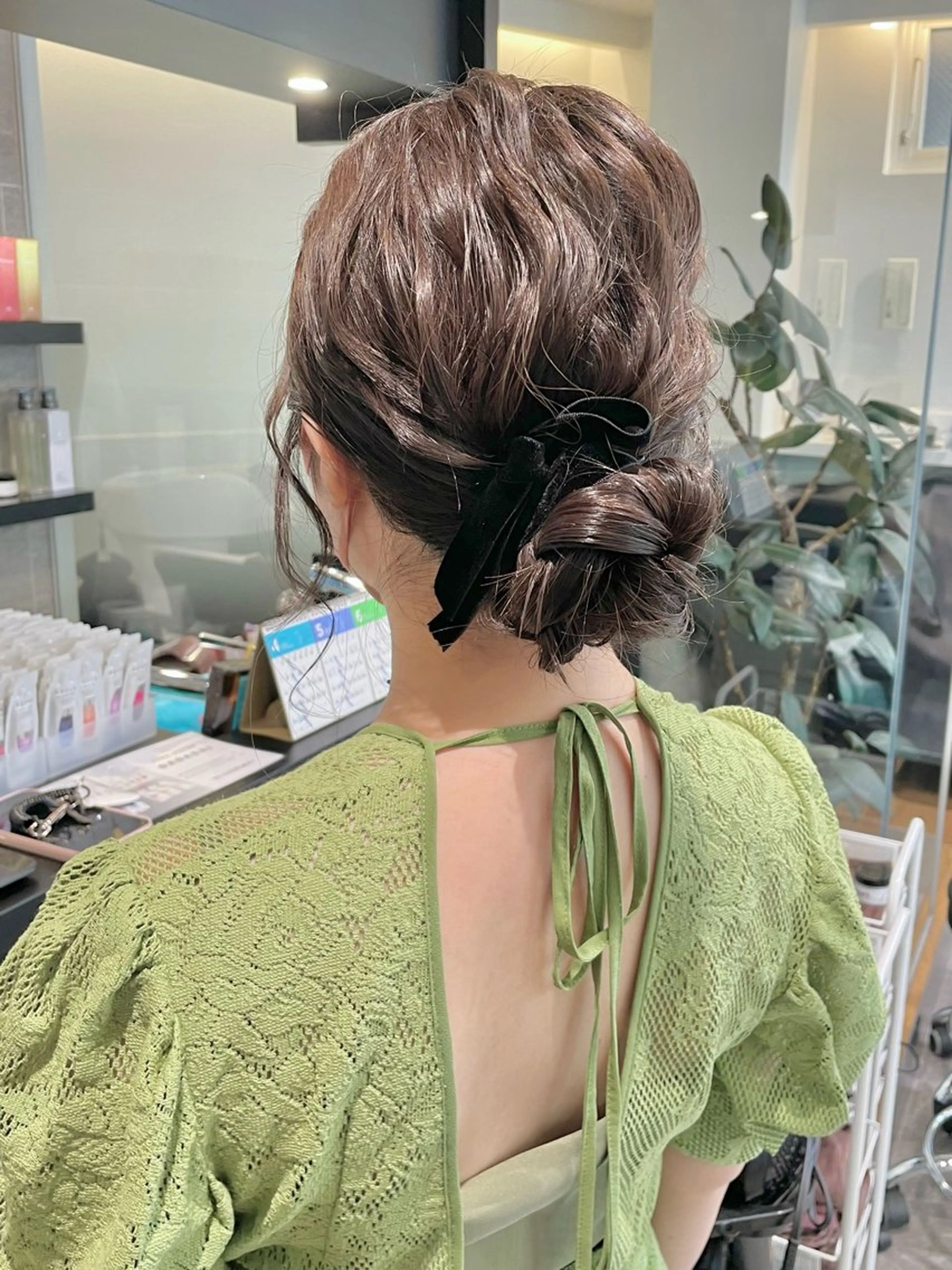 セミロング ヘアアレンジ ダブルカラー🦖 /髪質改善⚡️しおりのヘアスタイル