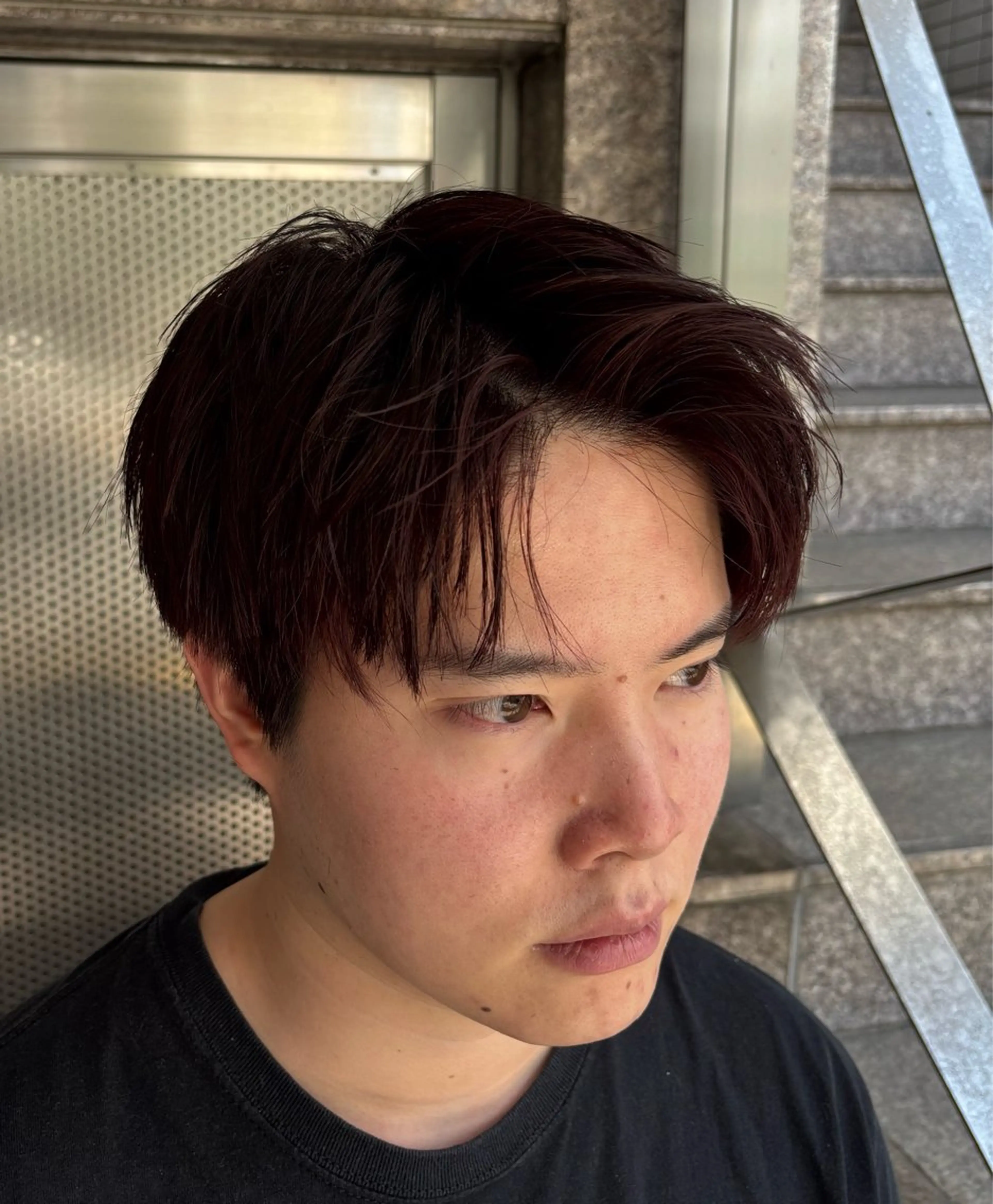 メンズ カット ヘアカラー 山本 侑平のヘアスタイル