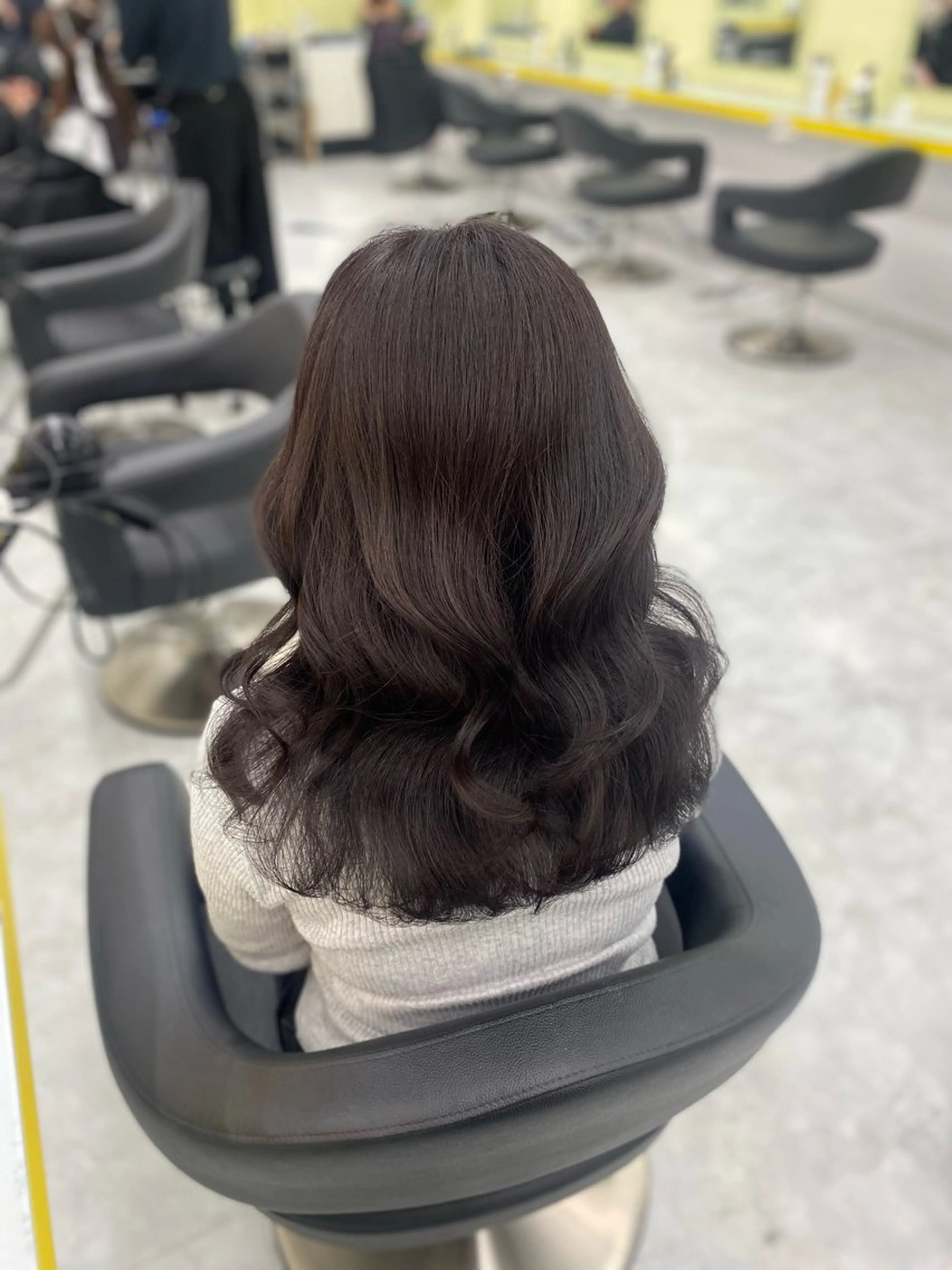 ミディアム カラー パーマ ヘアアレンジ メンズ キッズ ブラウンカラー ココアブラウン ヘアカラー Lumo所属・💖横浜ブリーチなし 💖MIHOのヘアスタイル