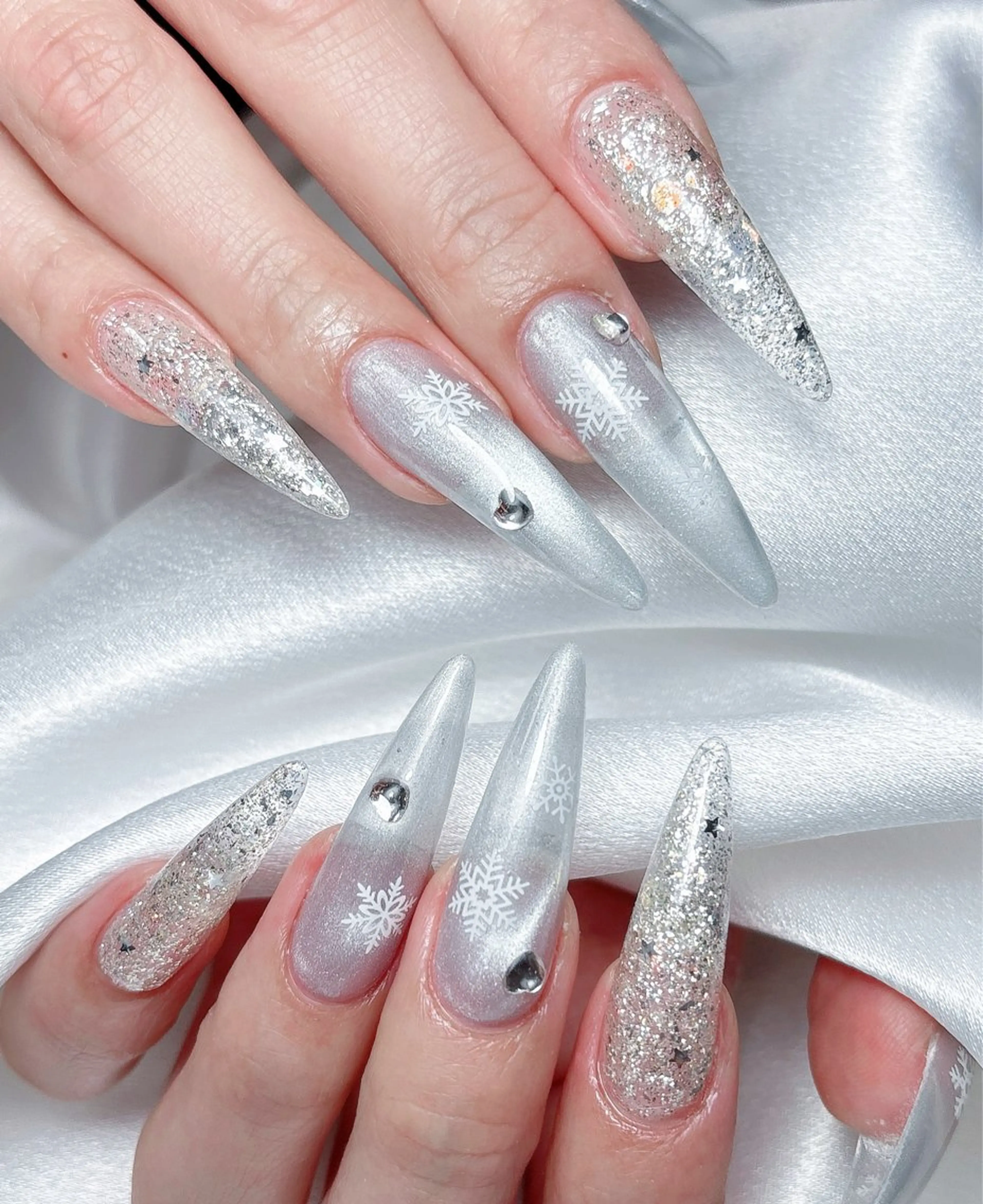 ネイル ハンドネイル Aura  Nail 長さだし/パラジェルのネイルデザイン