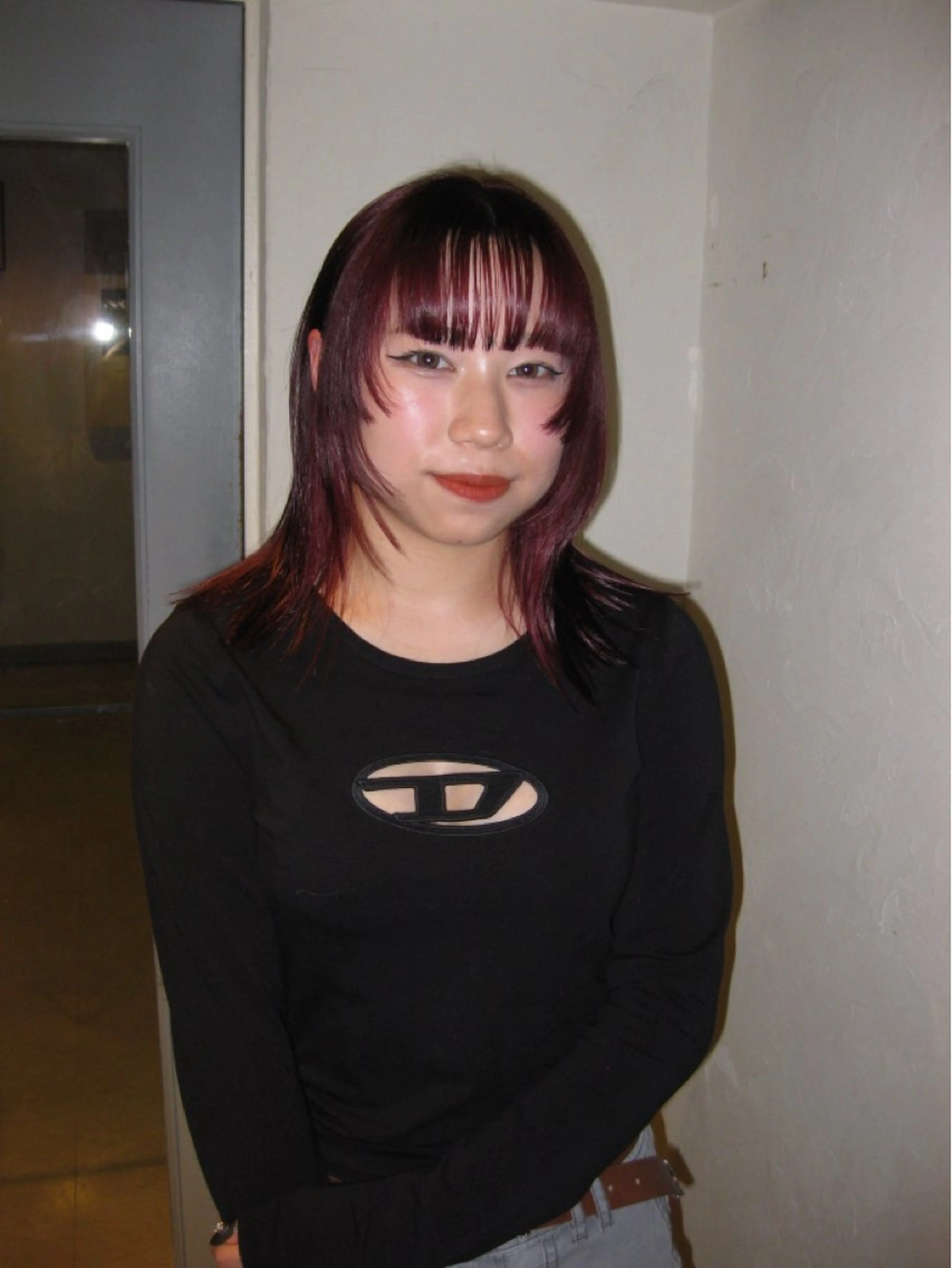 ミディアム カラー 今井 香奈恵のヘアスタイル