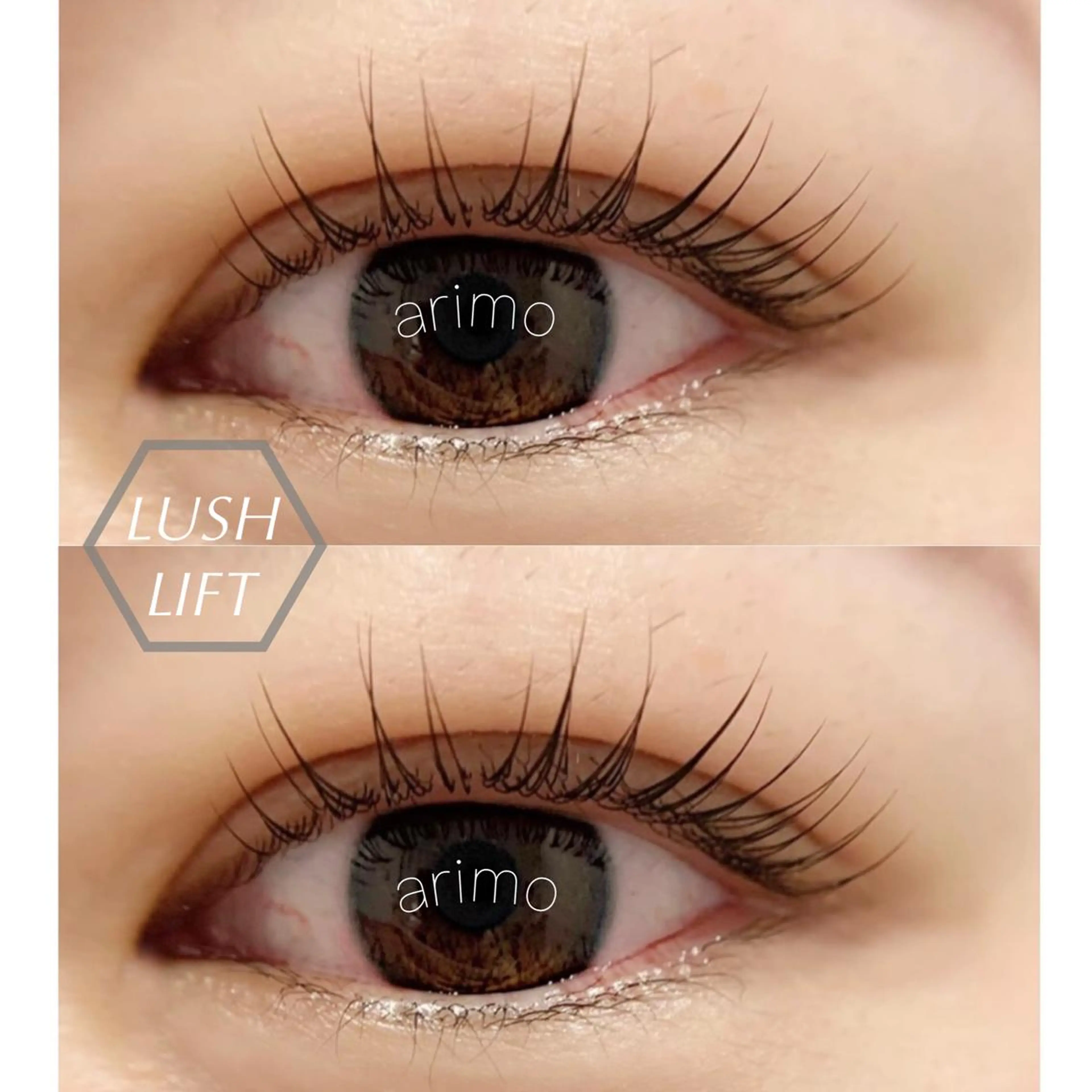 マツエク・マツパ 一重×まつ毛パーマ マツパ arimo hair&eyelash所属・arimo アイリスト右原のマツエク・マツパデザイン