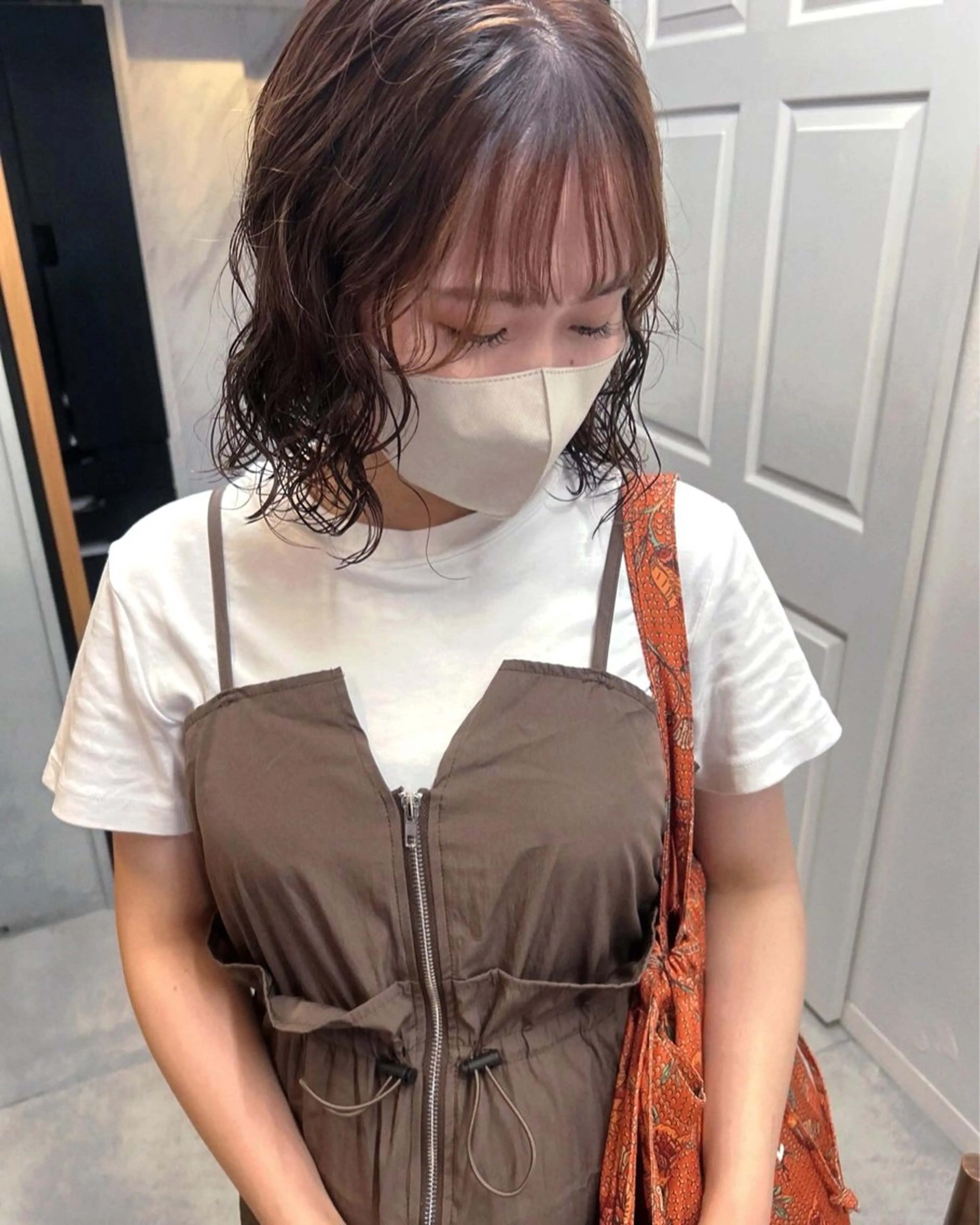 ミディアム パーマ rena/伏見/ 似合わせカット⸝⋆のヘアスタイル