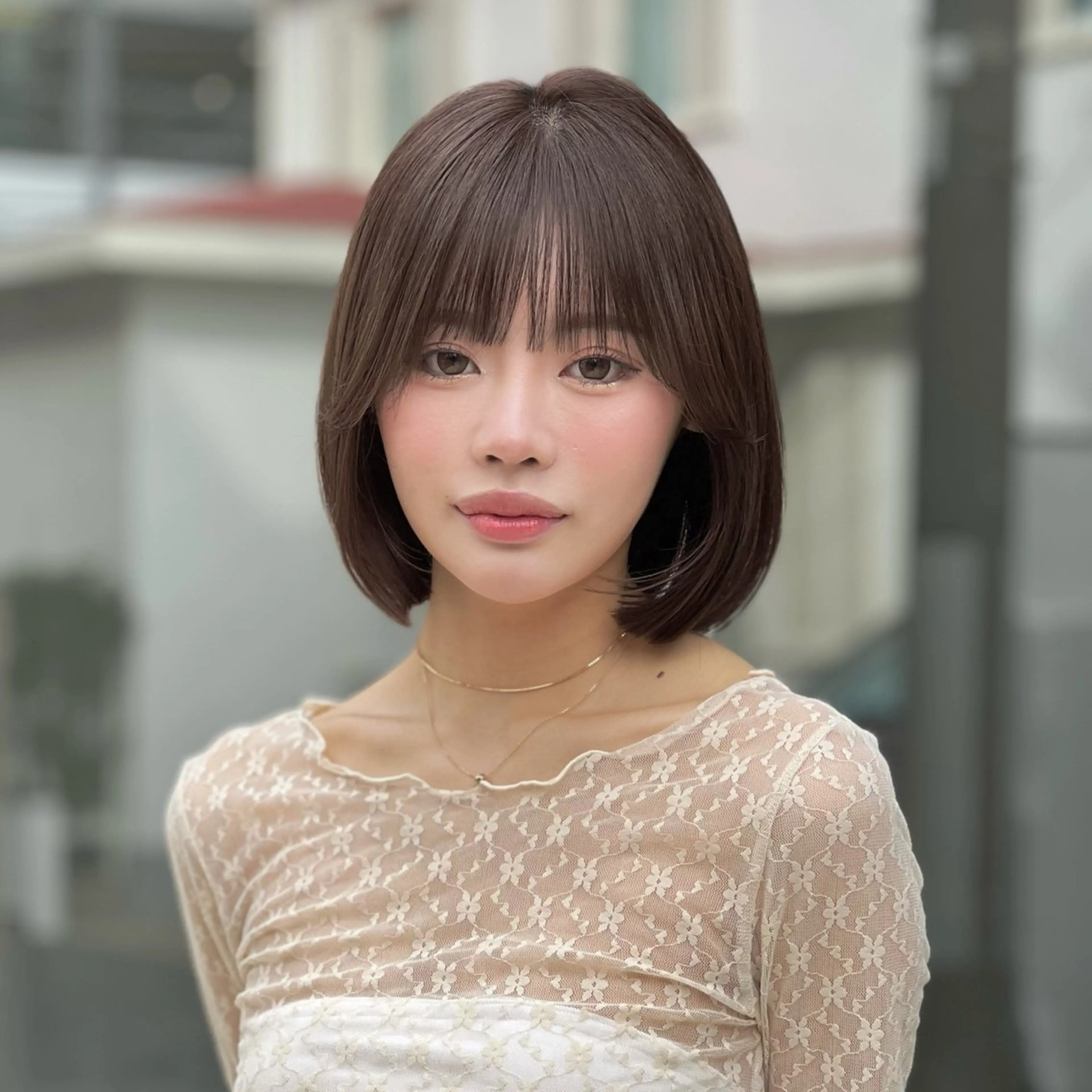 ミディアム ヘアカラー トリートメント Omnis所属・山中 欧輔のヘアスタイル