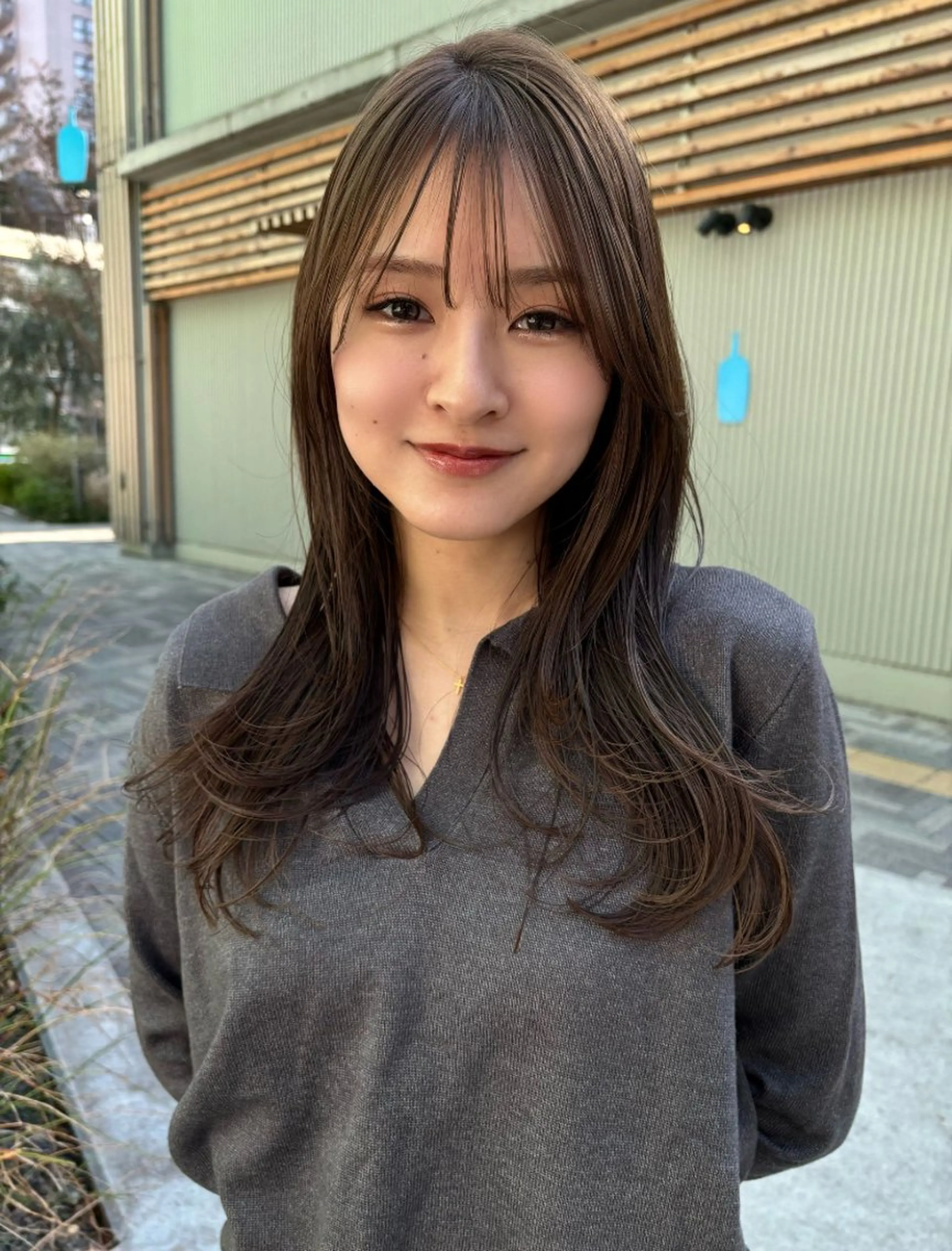 ロング カット トリートメント レディースカット🎀 NANAHAのヘアスタイル