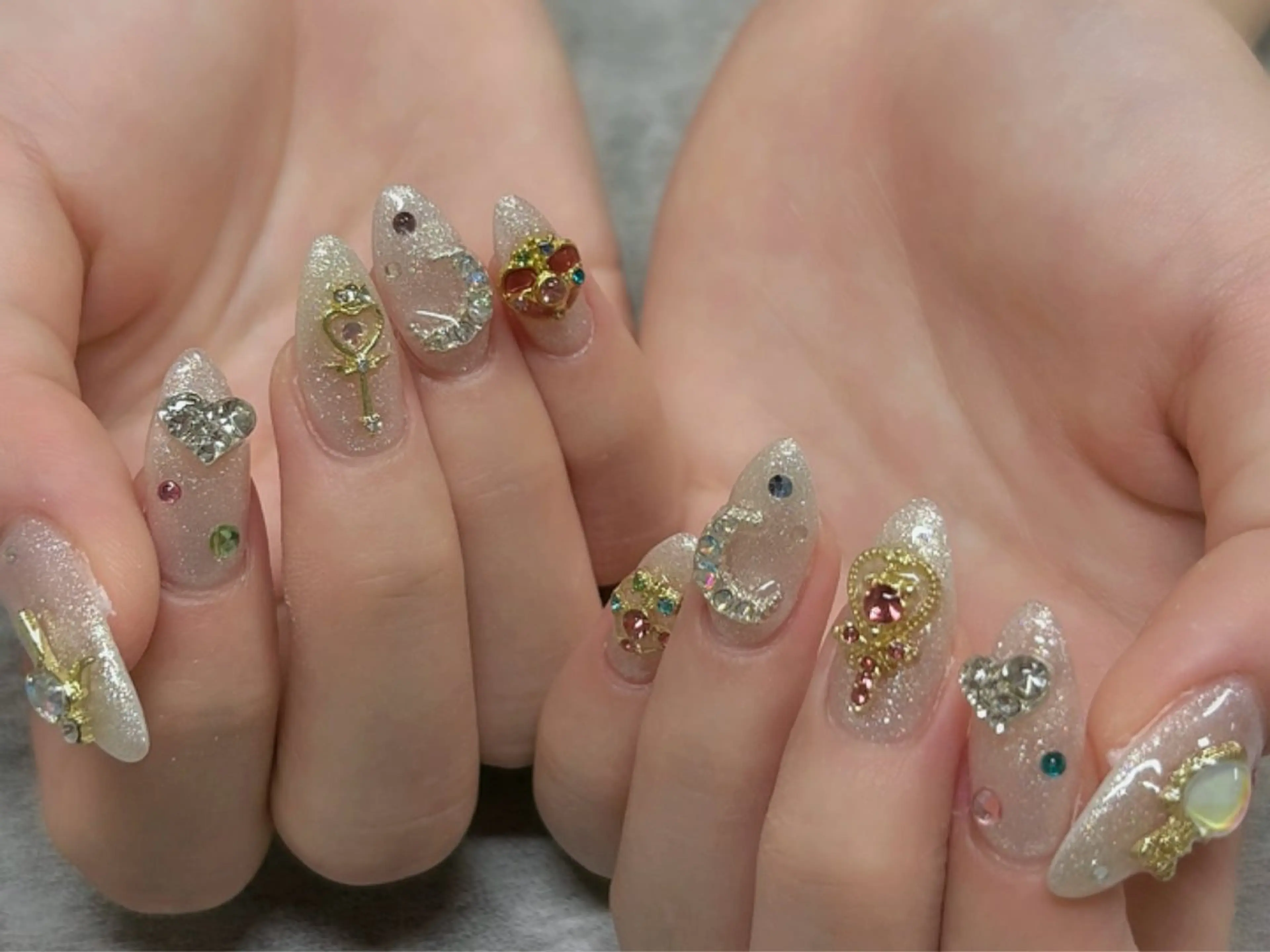 ネイル ハンドネイル Protea きぬがわ らむのネイルデザイン