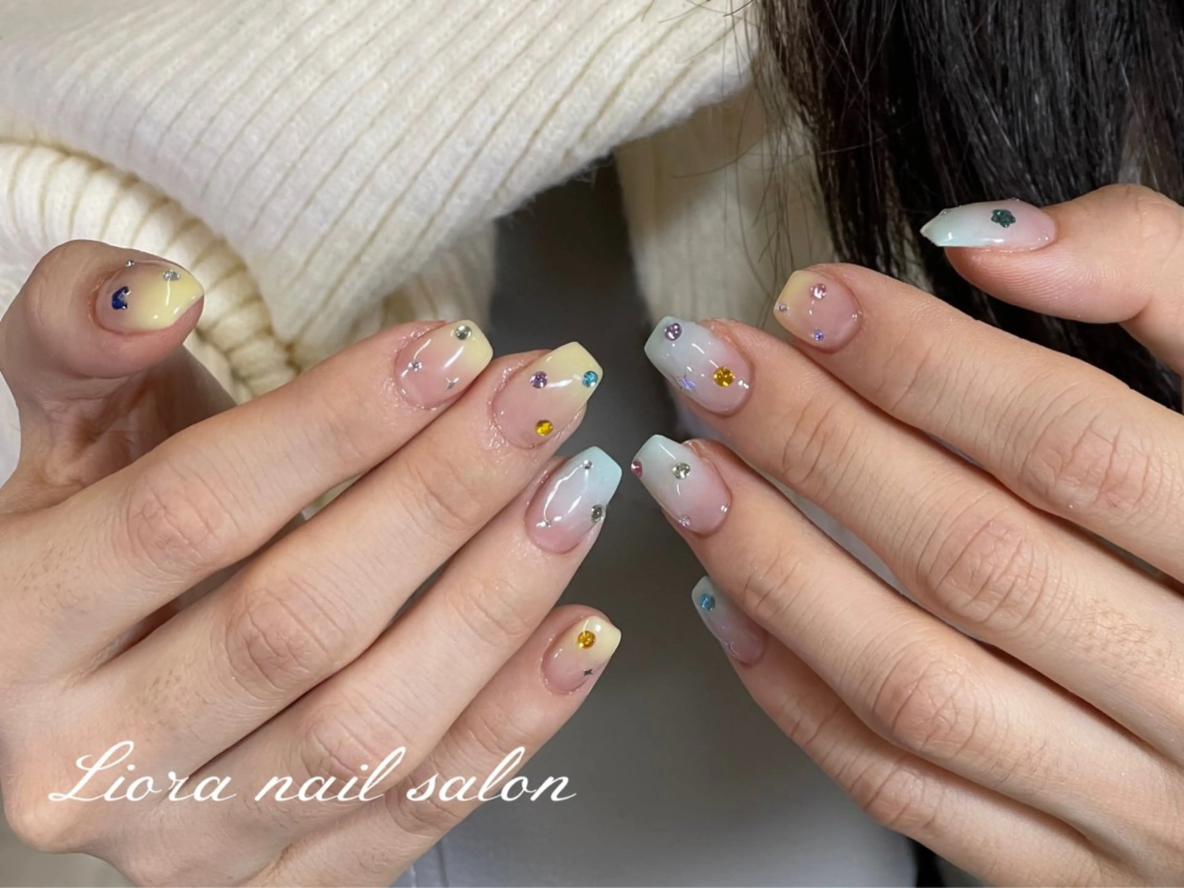 ネイル チークネイル フットネイル フレンチネイル ジェルネイル ガーリー ハンドネイル Liora nail スカルプ専門店のネイルデザイン
