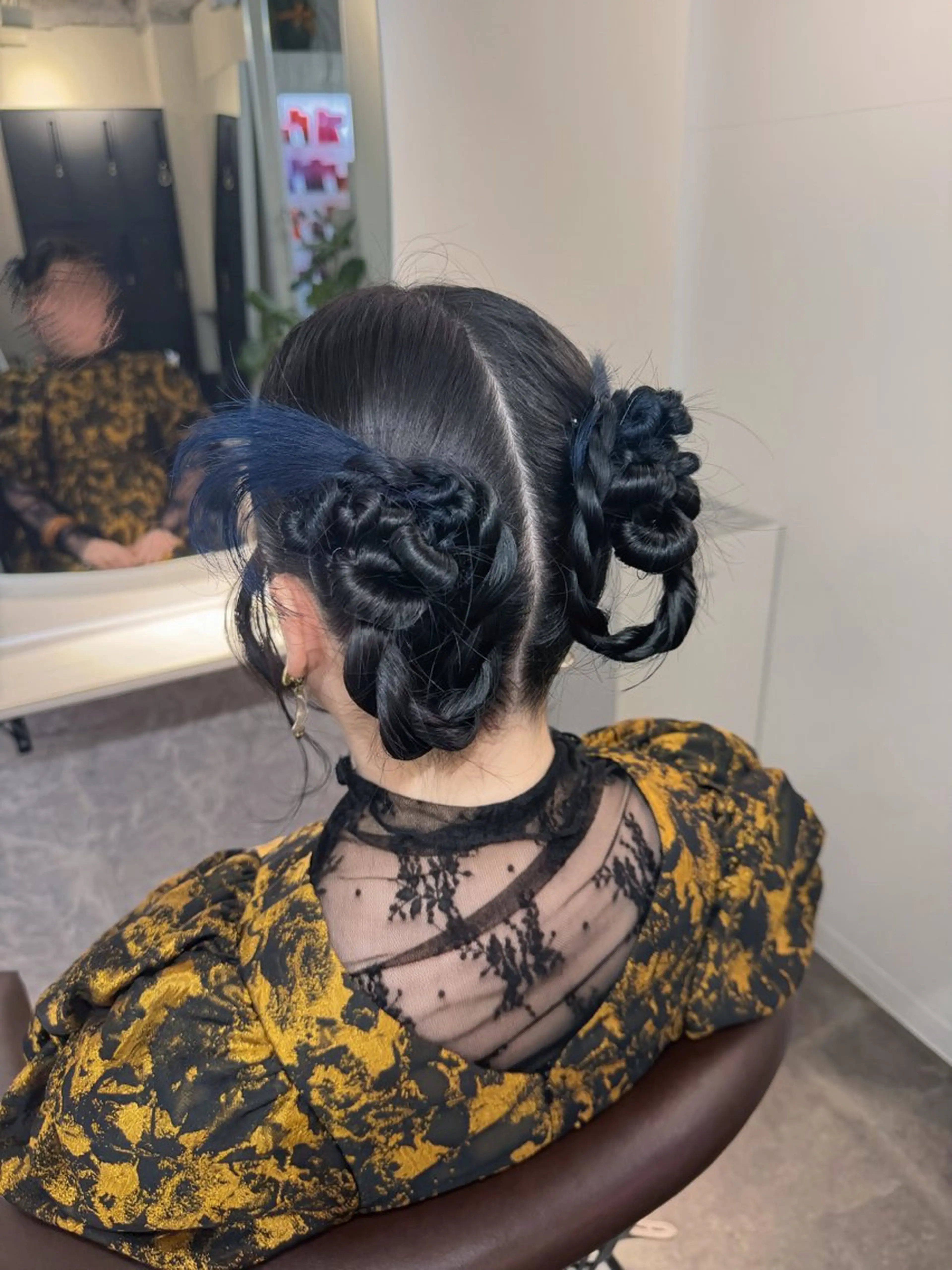 ロング ヘアアレンジ ヘアセット ブリーチ/エクステ/ 新宿/アリルのヘアスタイル