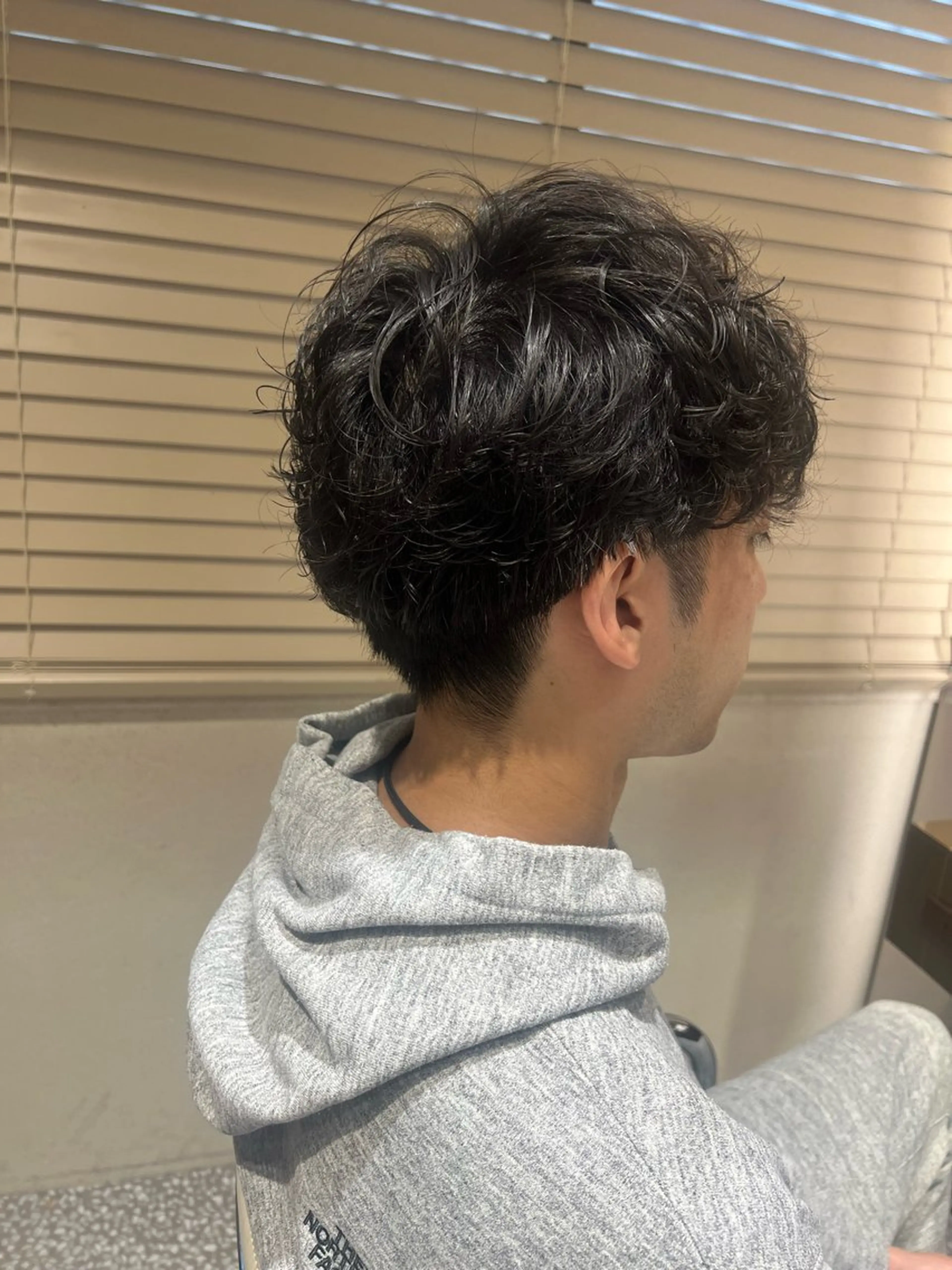 パーマ メンズ カット パーマ Lafith hair coco 博多店所属・脇山 真生のヘアスタイル