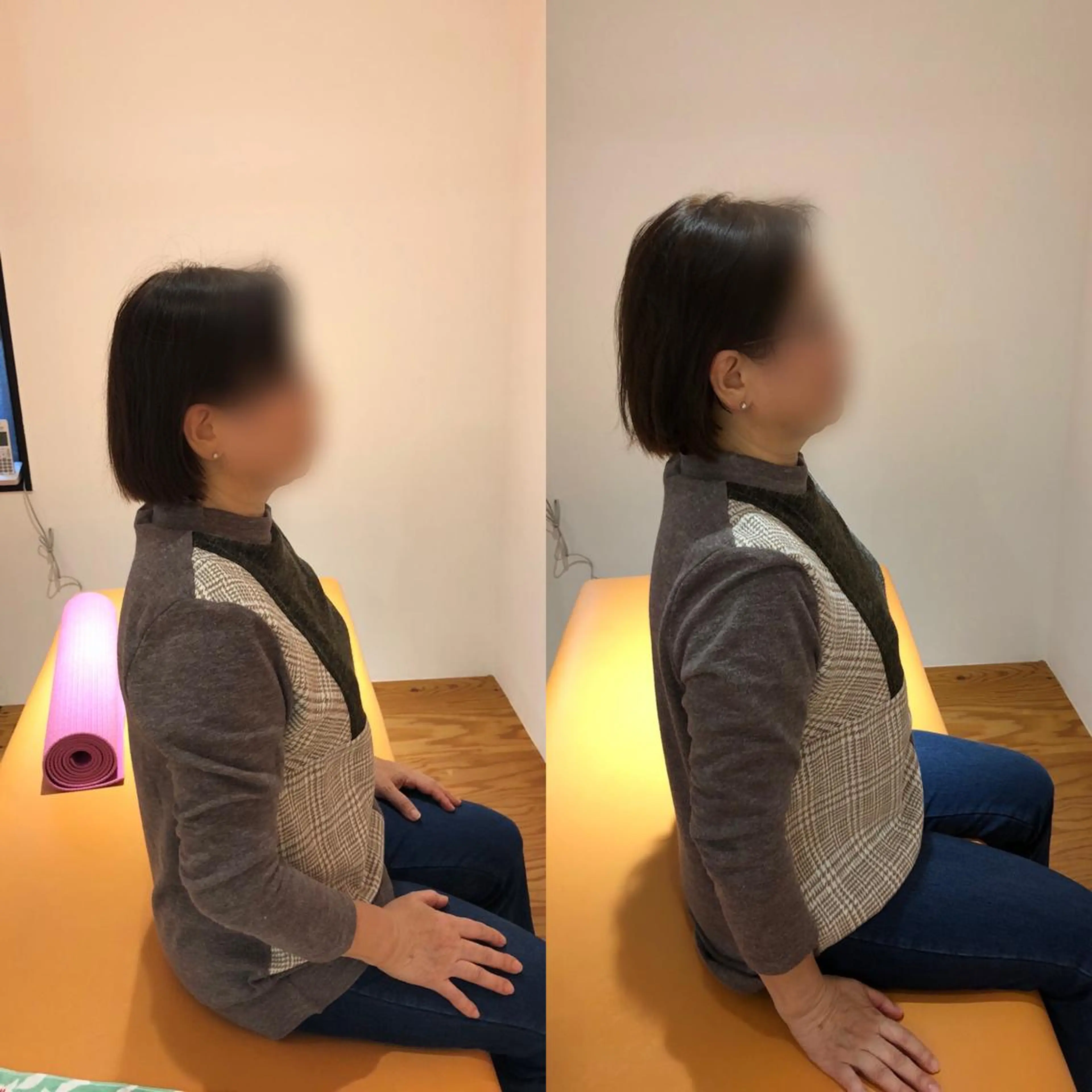 姿勢矯正の写真