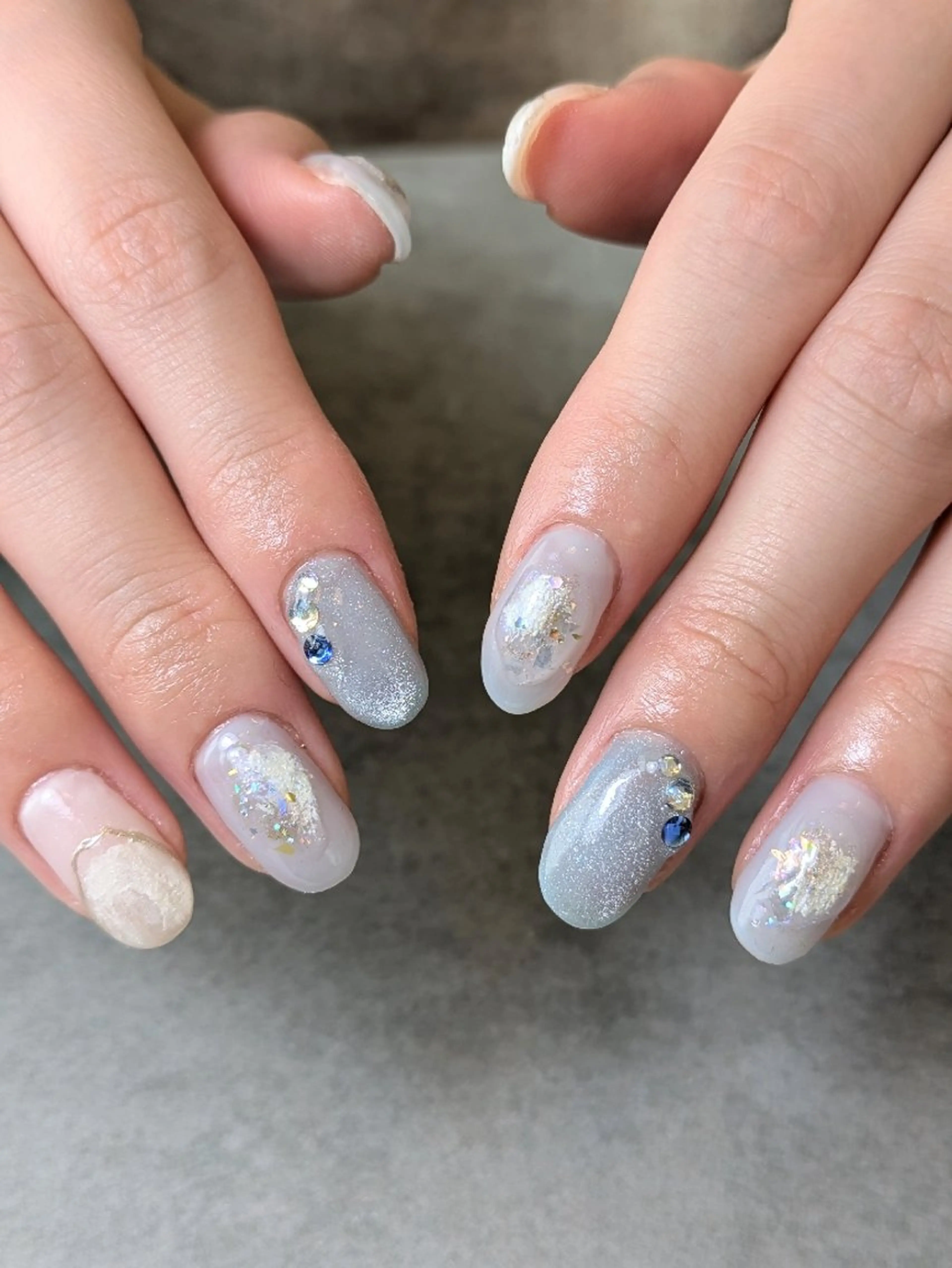 ネイル ストーンネイル ハンドネイル UFU. nailのネイルデザイン