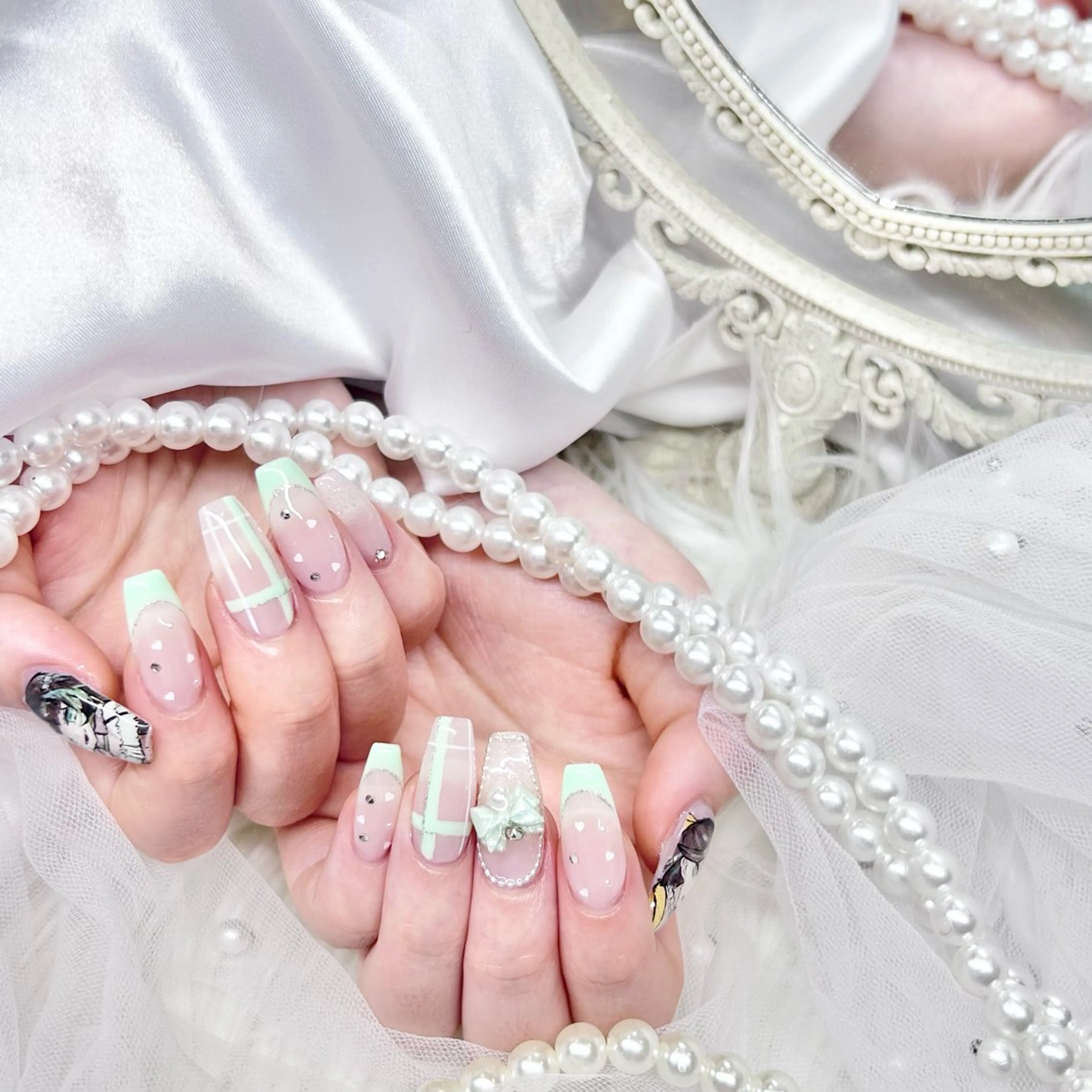 ネイル ハンドネイル Lumo所属・めろち ちゃんのネイルデザイン