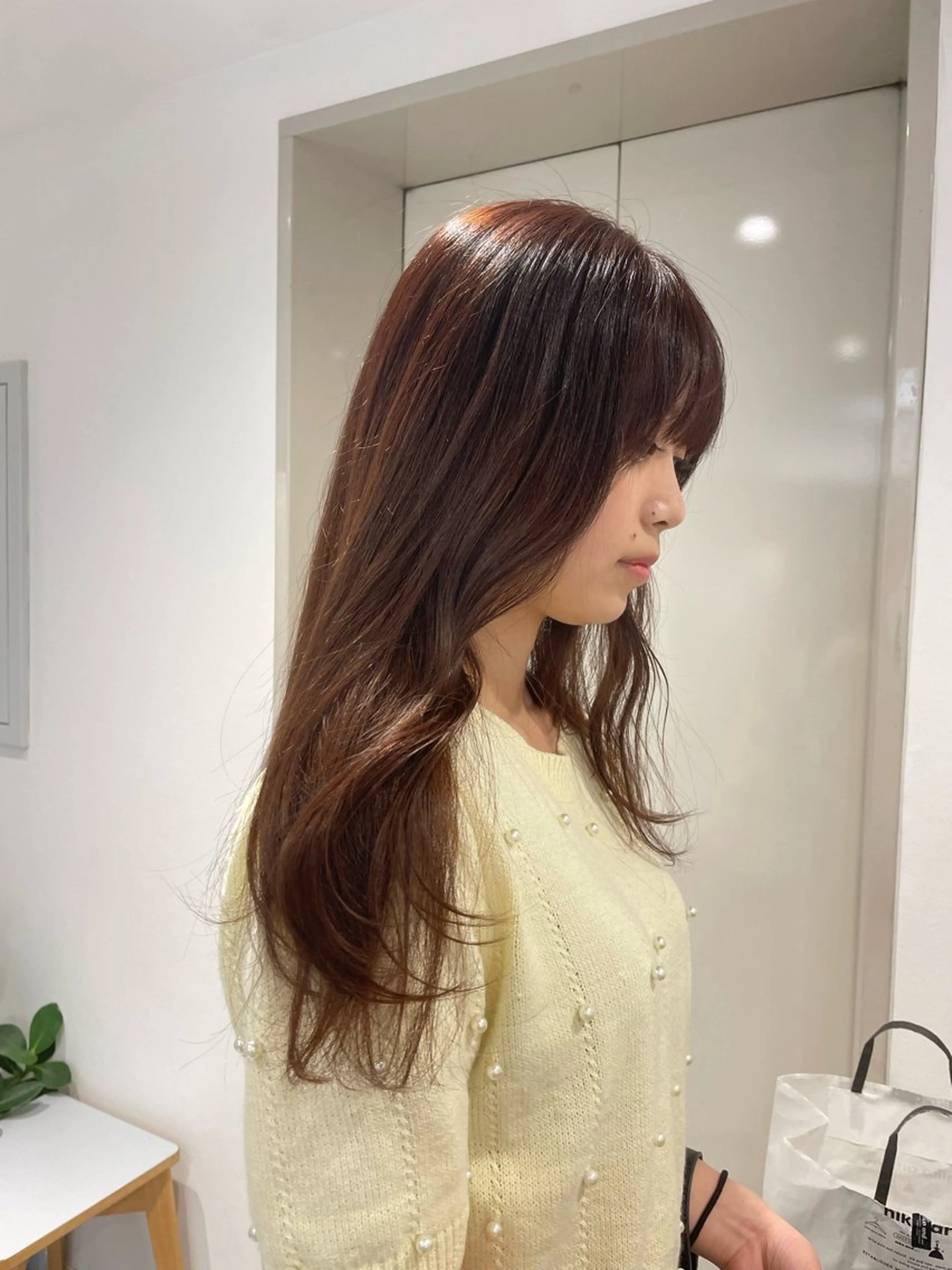 ロング カラー ヘアアレンジ カット ヘアカラー トリートメント 🎀ダブルカラーレイ ヤーyuuri🎀のヘアスタイル