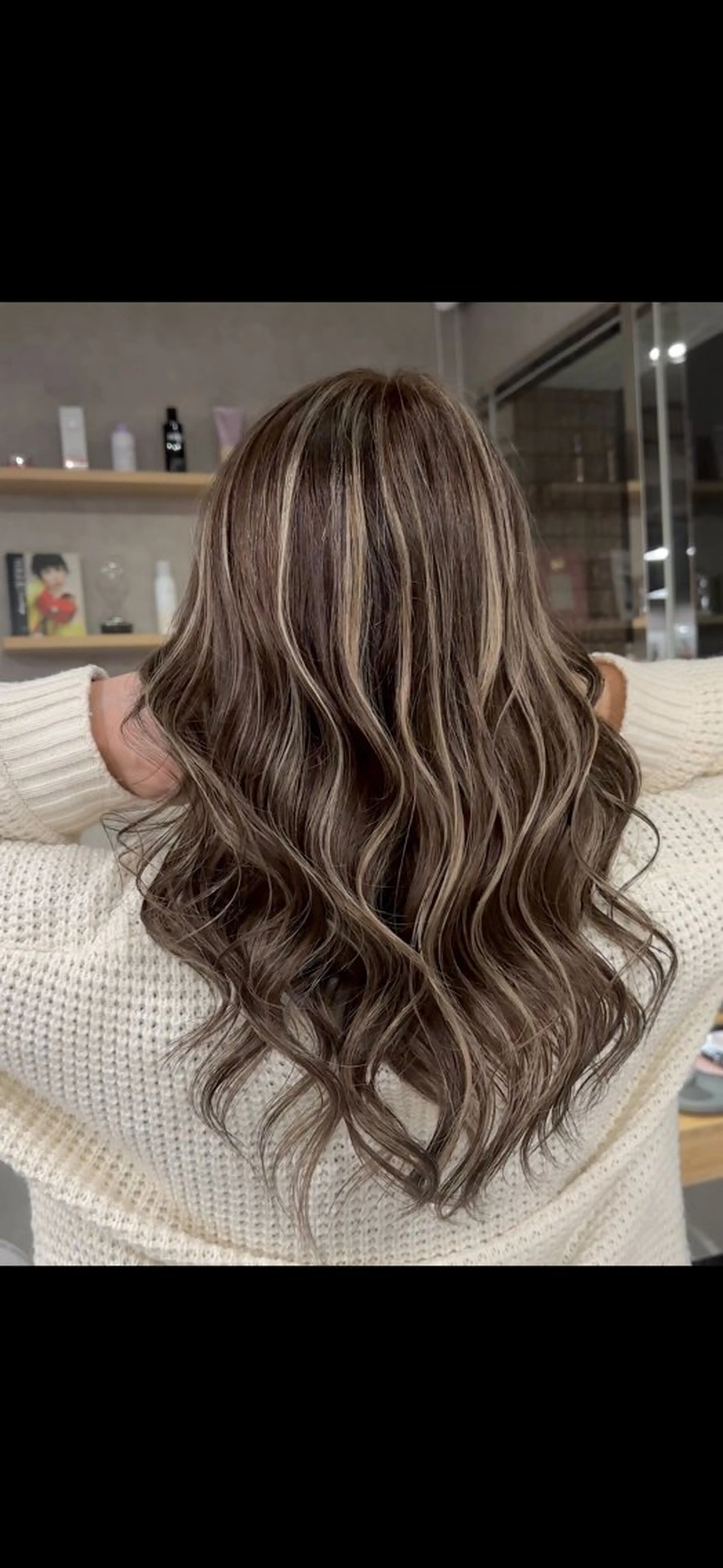 ロング ヘアカラー KAIRI/大宮/ メンズバレイヤージュのヘアスタイル