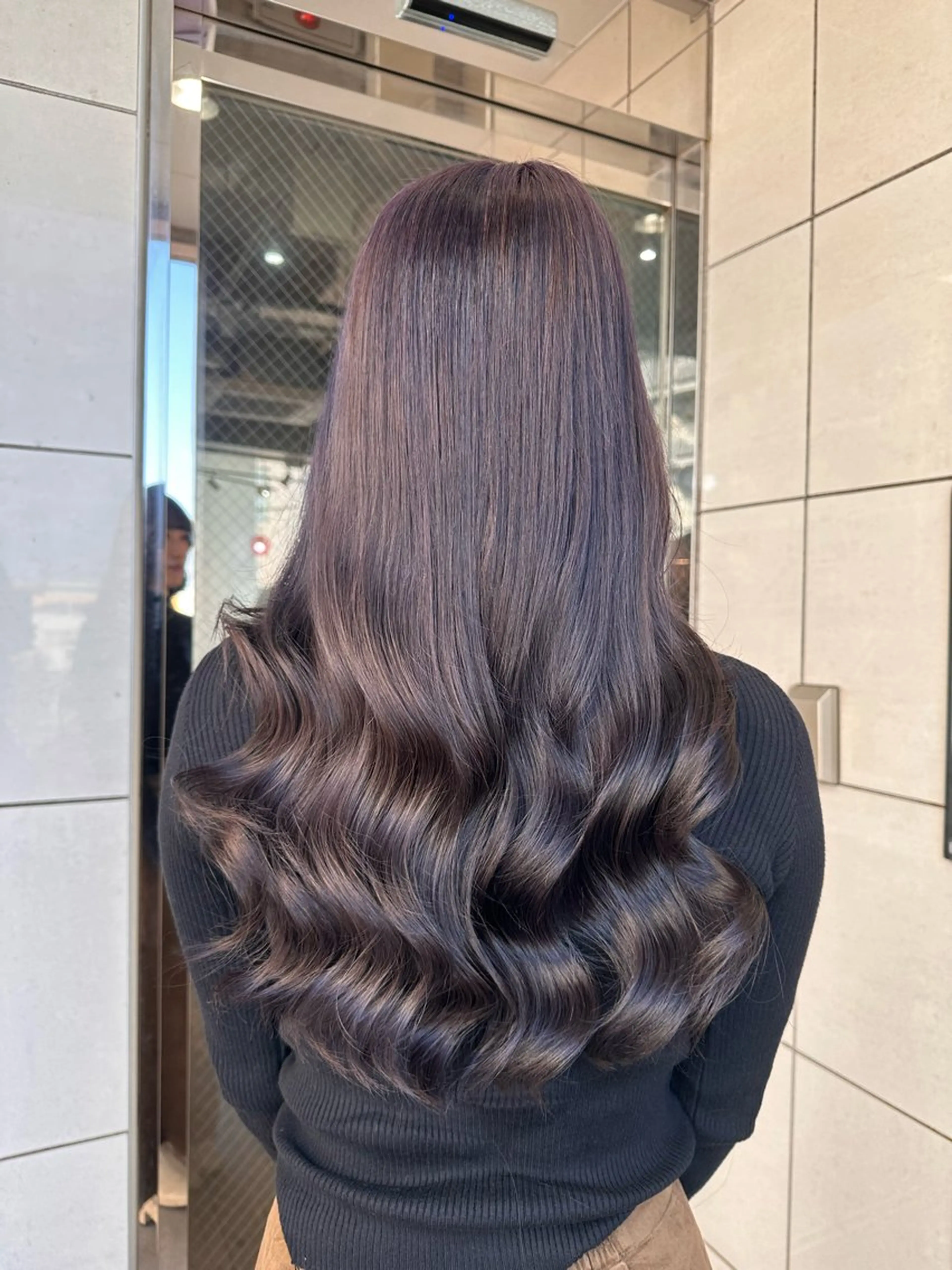 ロング カラー ブリーチ ブリーチなしカラー 髪質改善 ヘアカラー トリートメント 🧸プルエクステ❤︎ ネイルKAO🧸のヘアスタイル