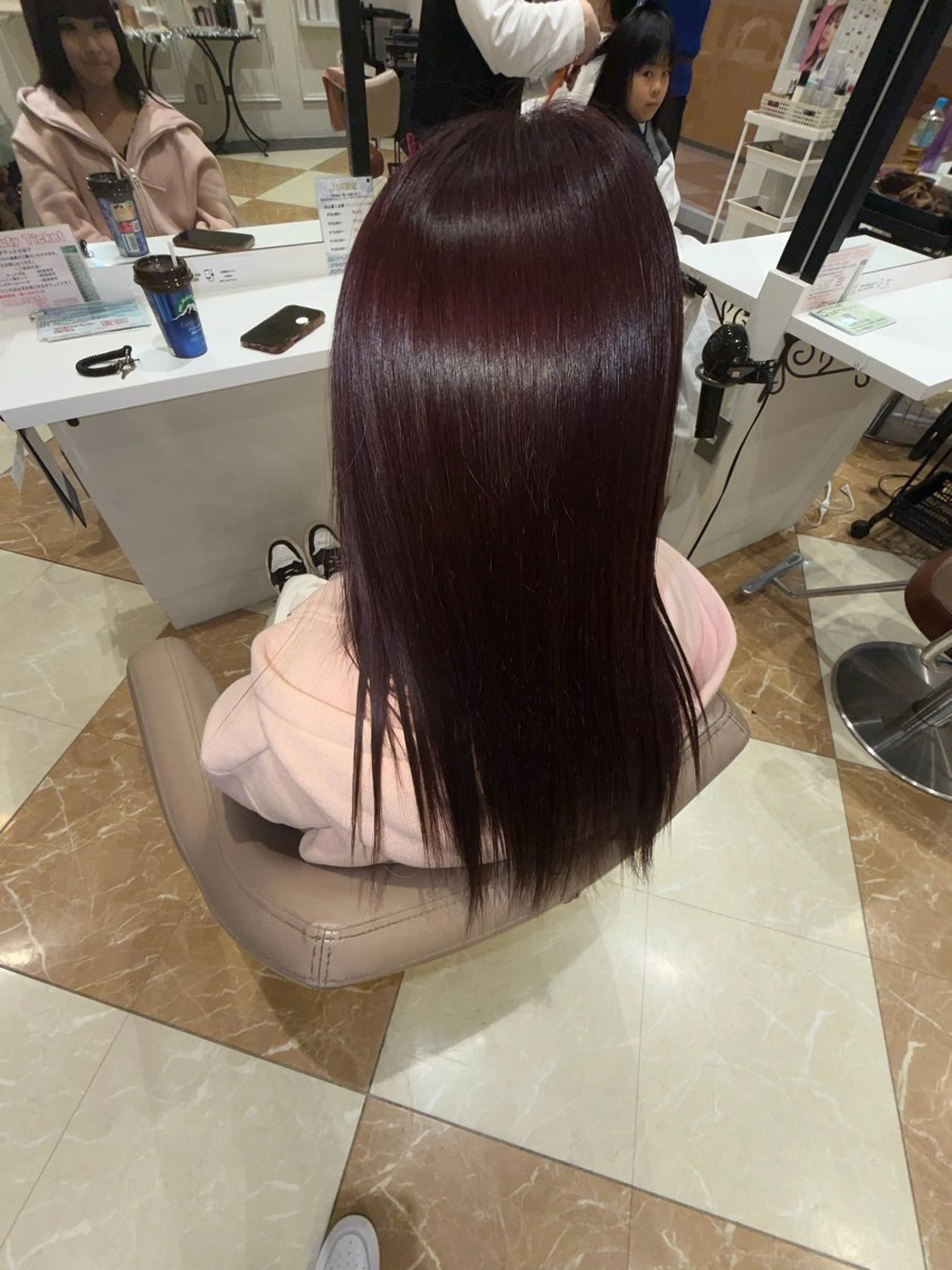 ロング ヘアカラー 髪質改善カラー なーこ💖🌈のヘアスタイル