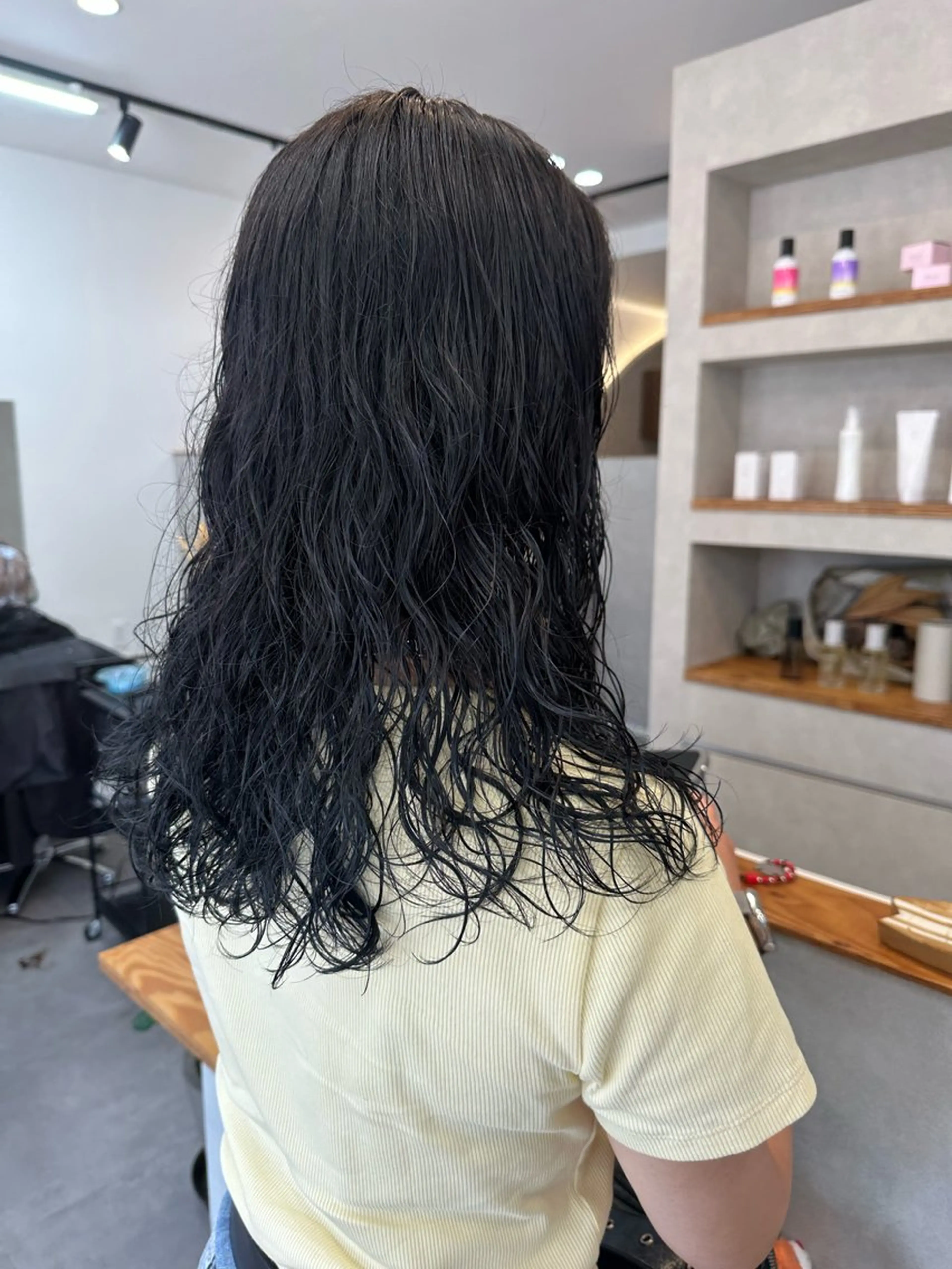 セミロング waku所属・juna🌺/海外 ヘア/ハイトーンのヘアスタイル