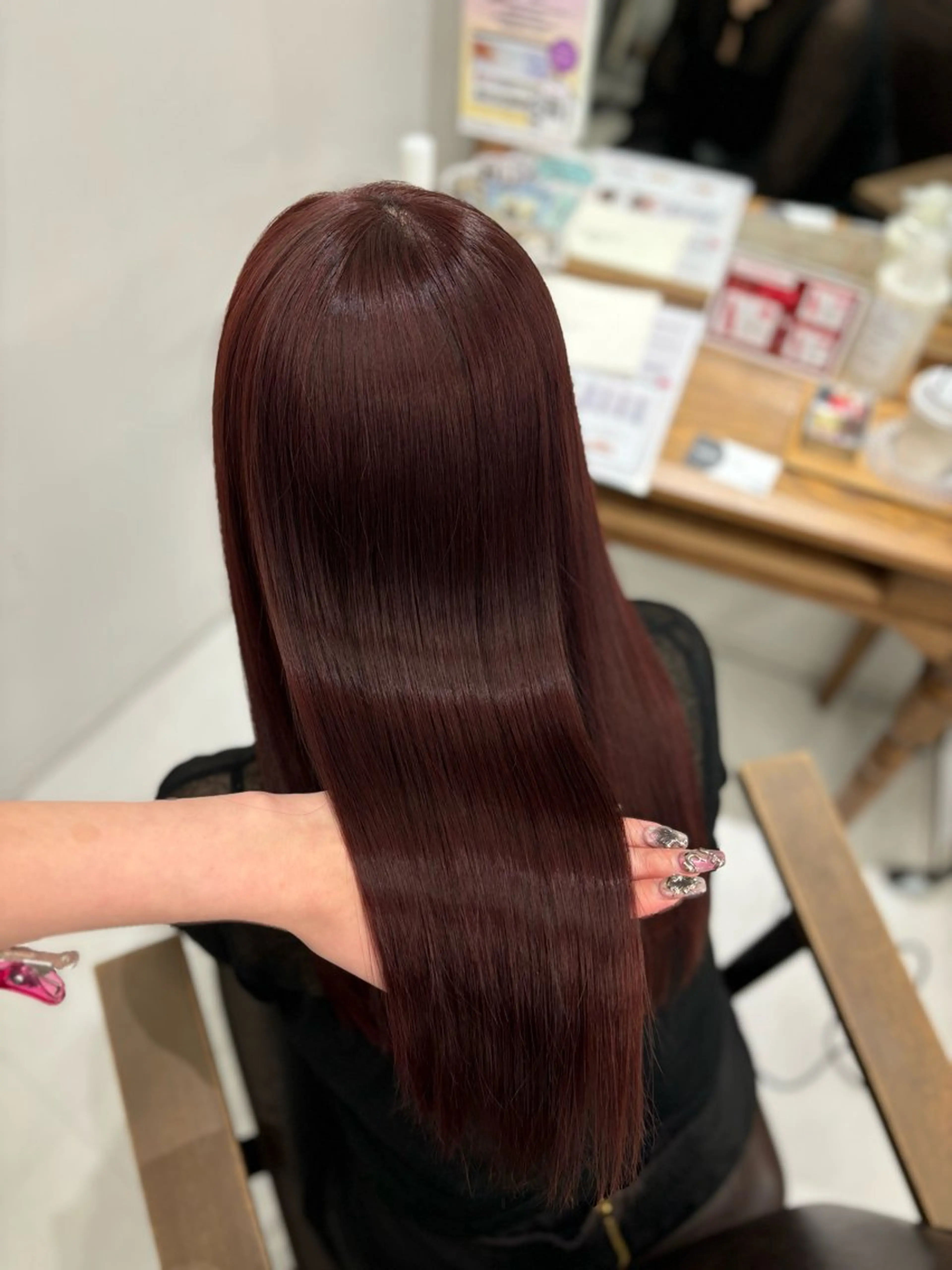 セミロング カット ヘアカラー トリートメント 赤みなしカラー/梅田 /レイヤー/IORIのヘアスタイル