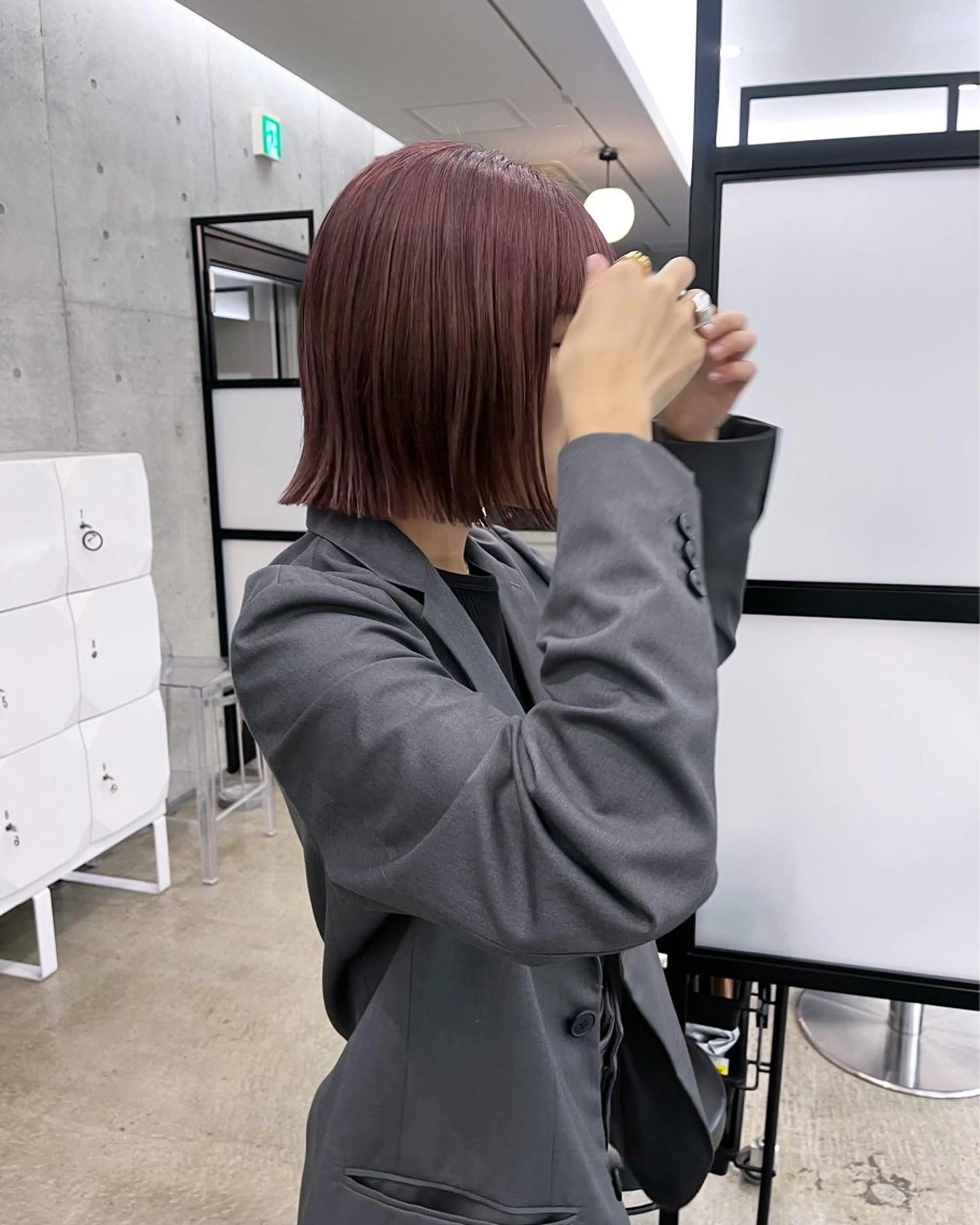 ショート カラー ハイトーンカラー ピンクカラー ボブ カット ヘアカラー GO TODAY SHAiRE SALON表参道Polaris店所属・暖色カラー/ピンク カラー/HARUKAのヘアスタイル