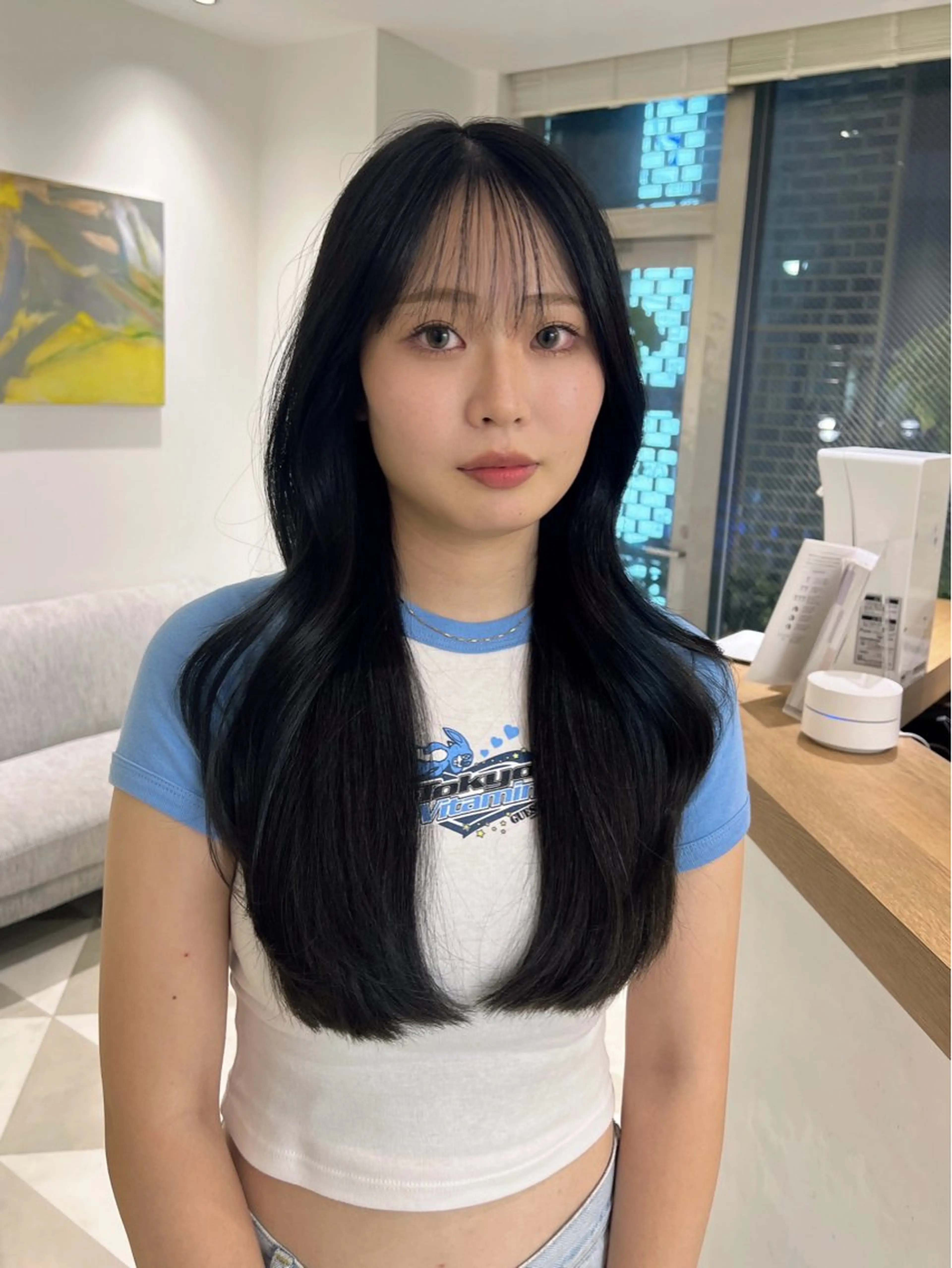 ロング ヘアカラー トリートメント L'EANE THE TOKYO所属・ロングカット無料｜ 青山 ｜髪質改善のヘアスタイル