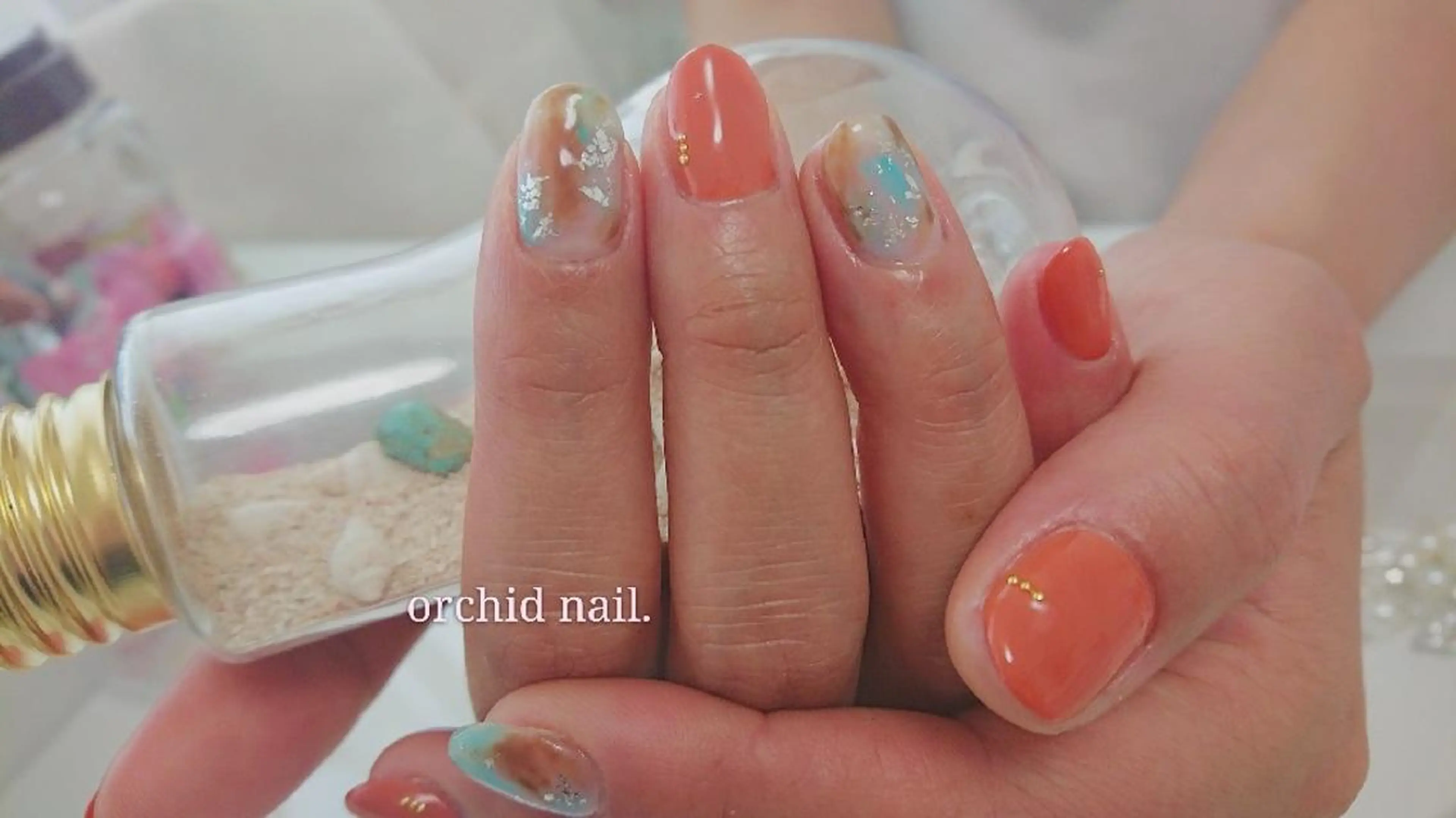 ネイル orchid ♡オーキッドのネイルデザイン