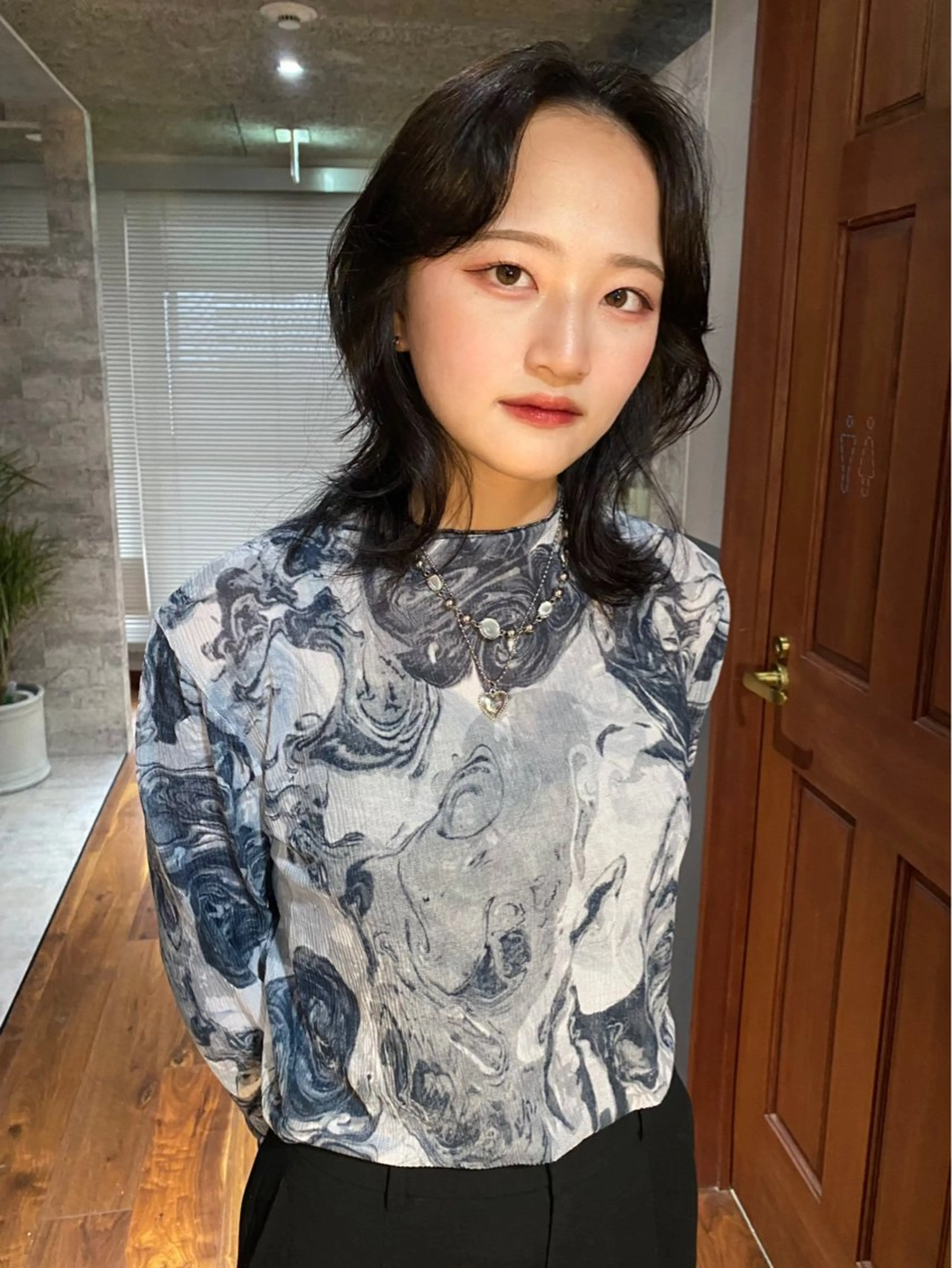 ミディアム カラー カット ヘアカラー トリートメント mai / linoah˚✧のヘアスタイル