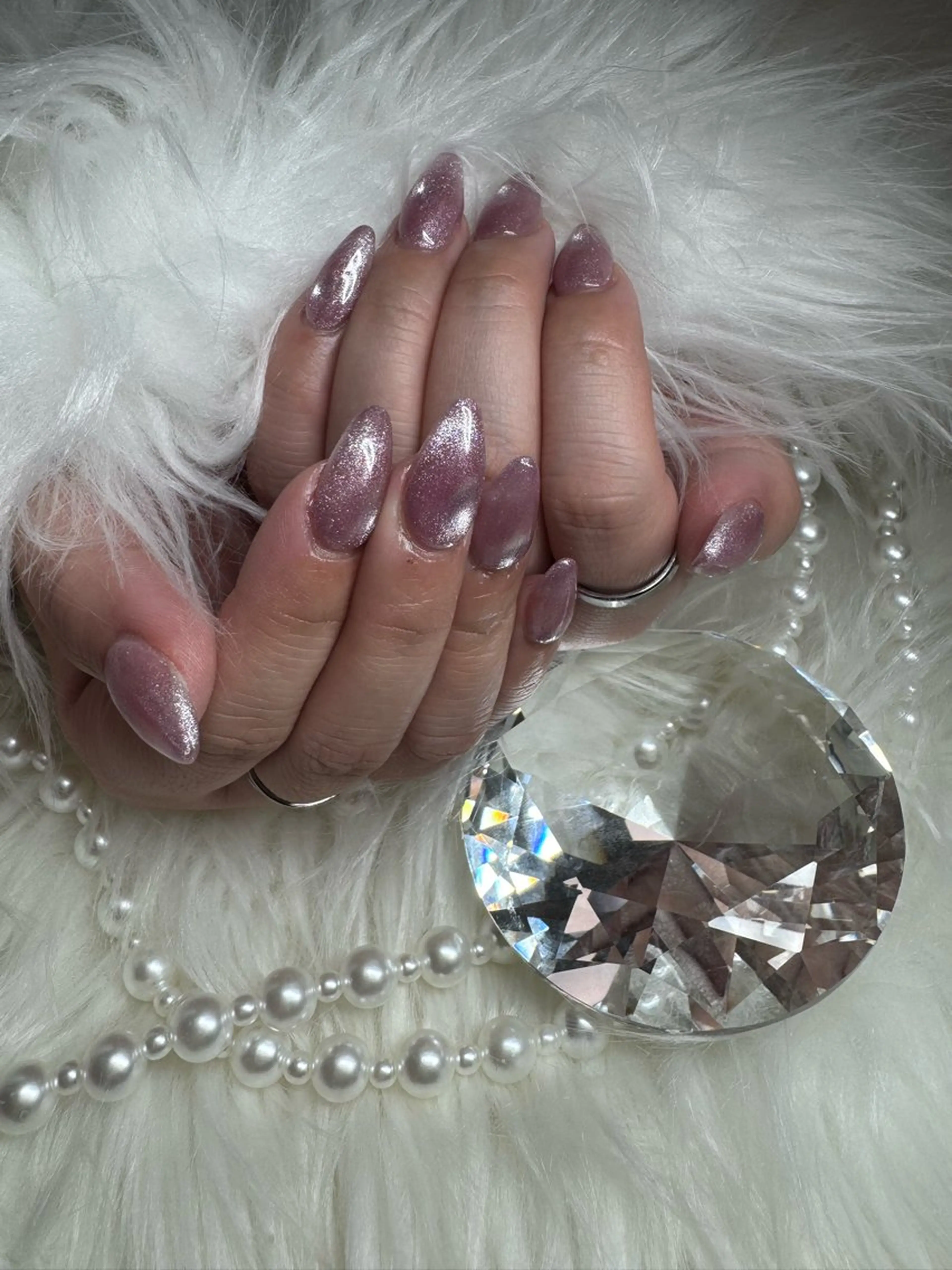 スカルプマグネットネイル✨オフ込みの写真