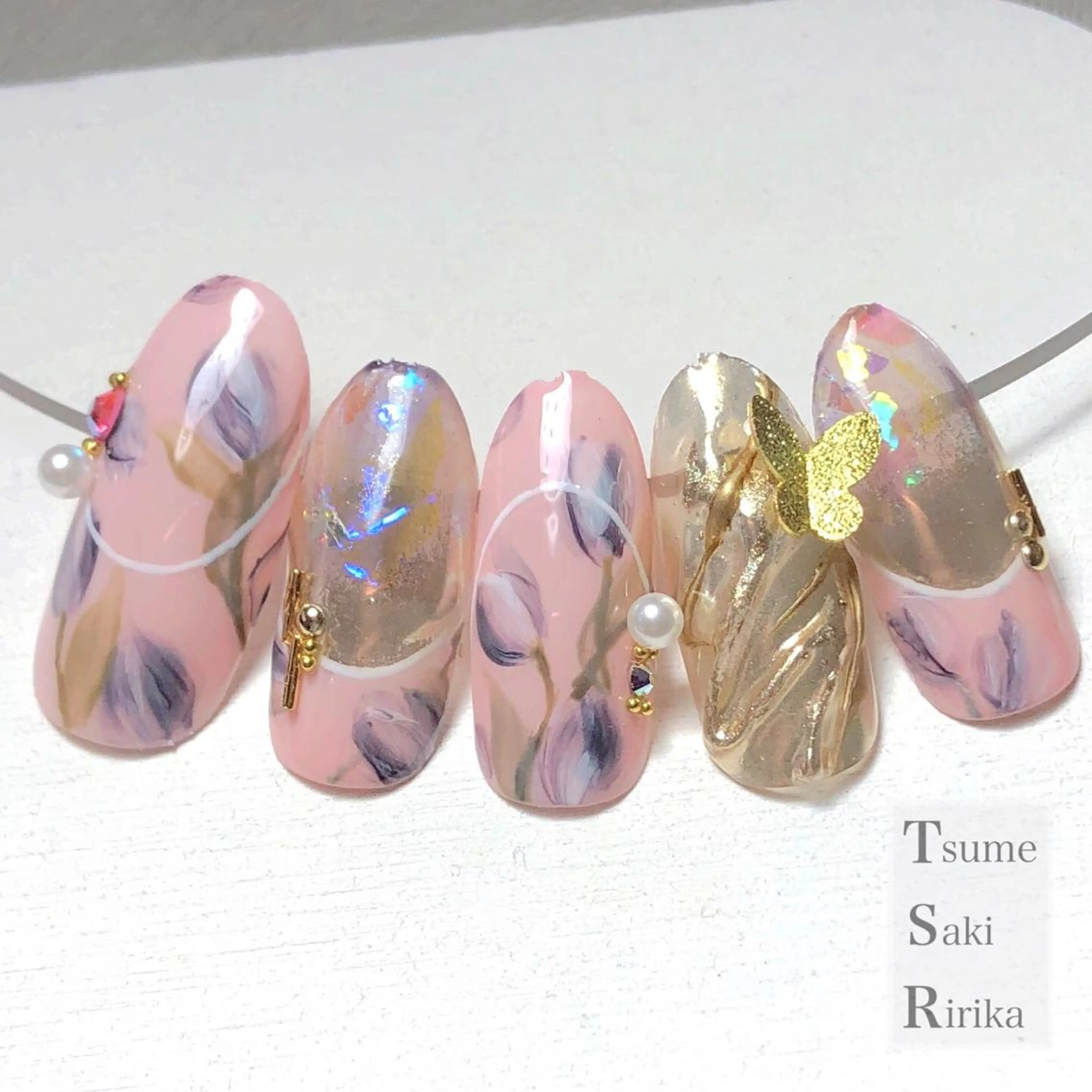 ネイル ハンドネイル ハンドケア 爪咲 りり花のネイルデザイン