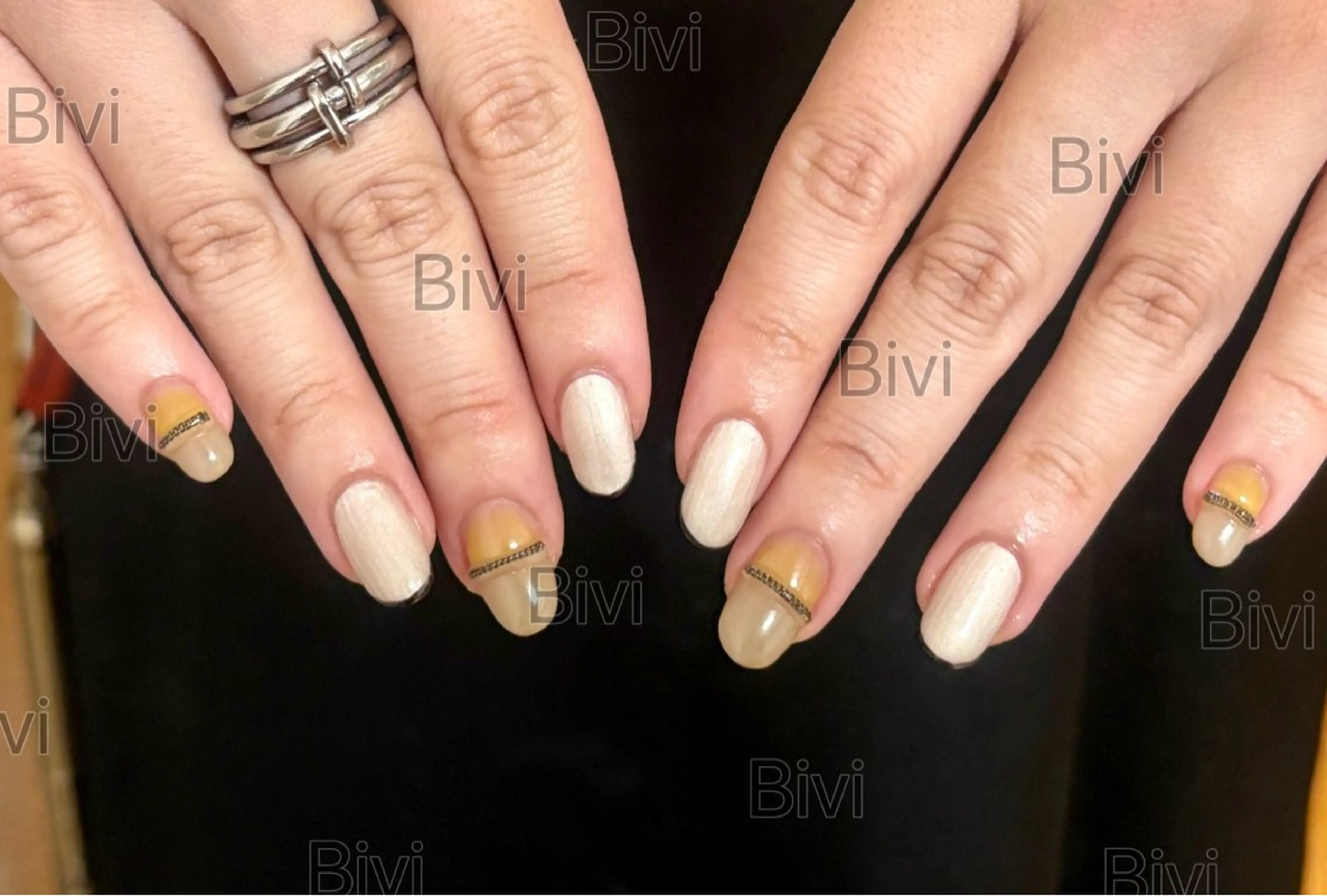 ネイル ハンドネイル ハンドケア ♡Bivi♡自爪に 優しいネイルサロンのネイルデザイン